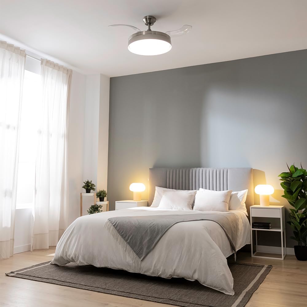 Cecotec Ventilatore da Soffitto EnergySilence Aero 4280 Invisible Steel - immagine 5