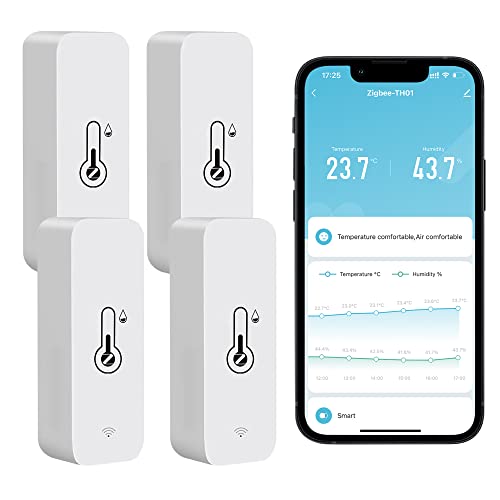 Comboss Zigbee Sensore Temperatura e Umidità (4 pz)