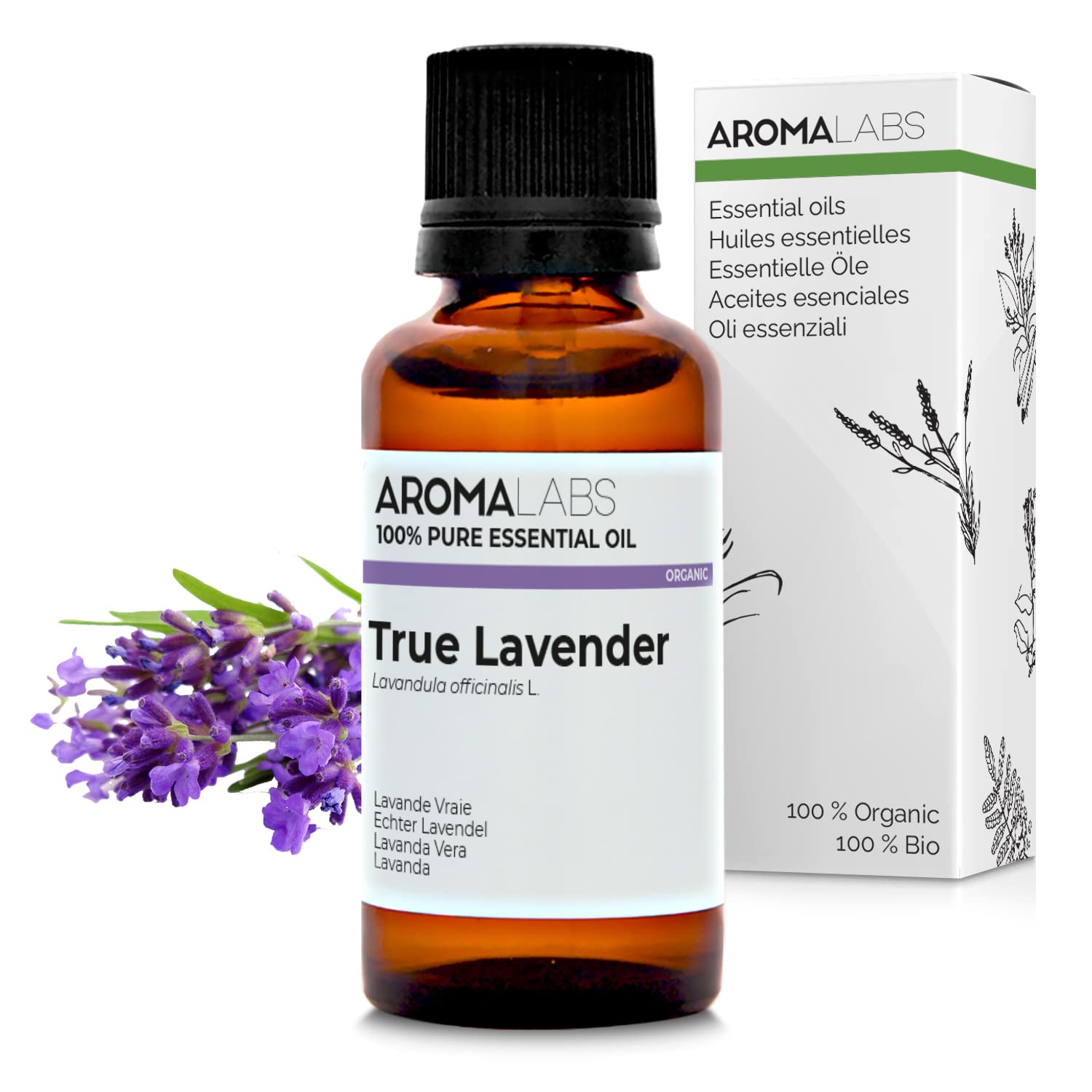 Aroma Labs Lavanda Vera BIO Olio Essenziale 30 mL
