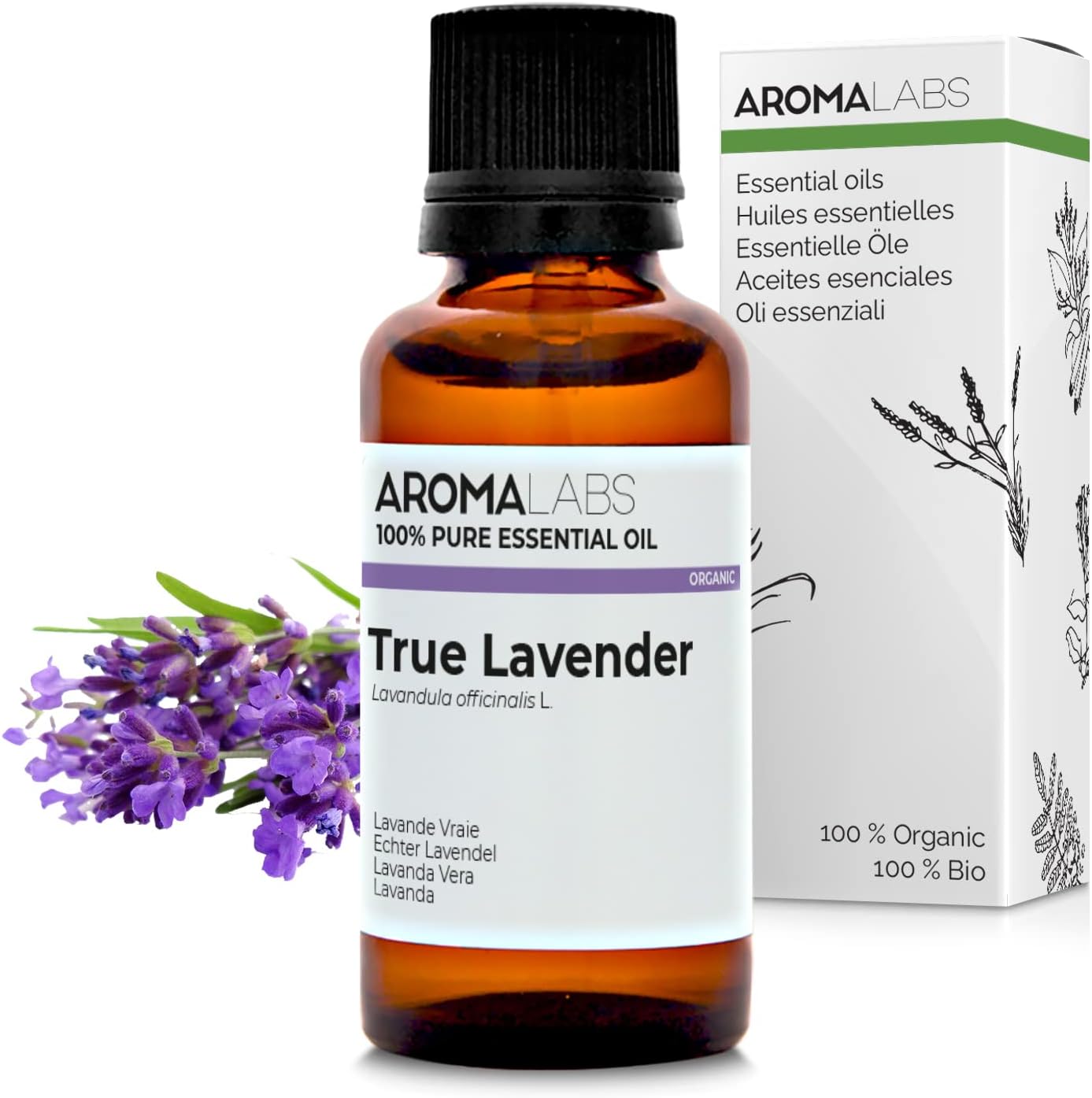 Aroma Labs Lavanda Vera BIO Olio Essenziale 30 mL - immagine 1