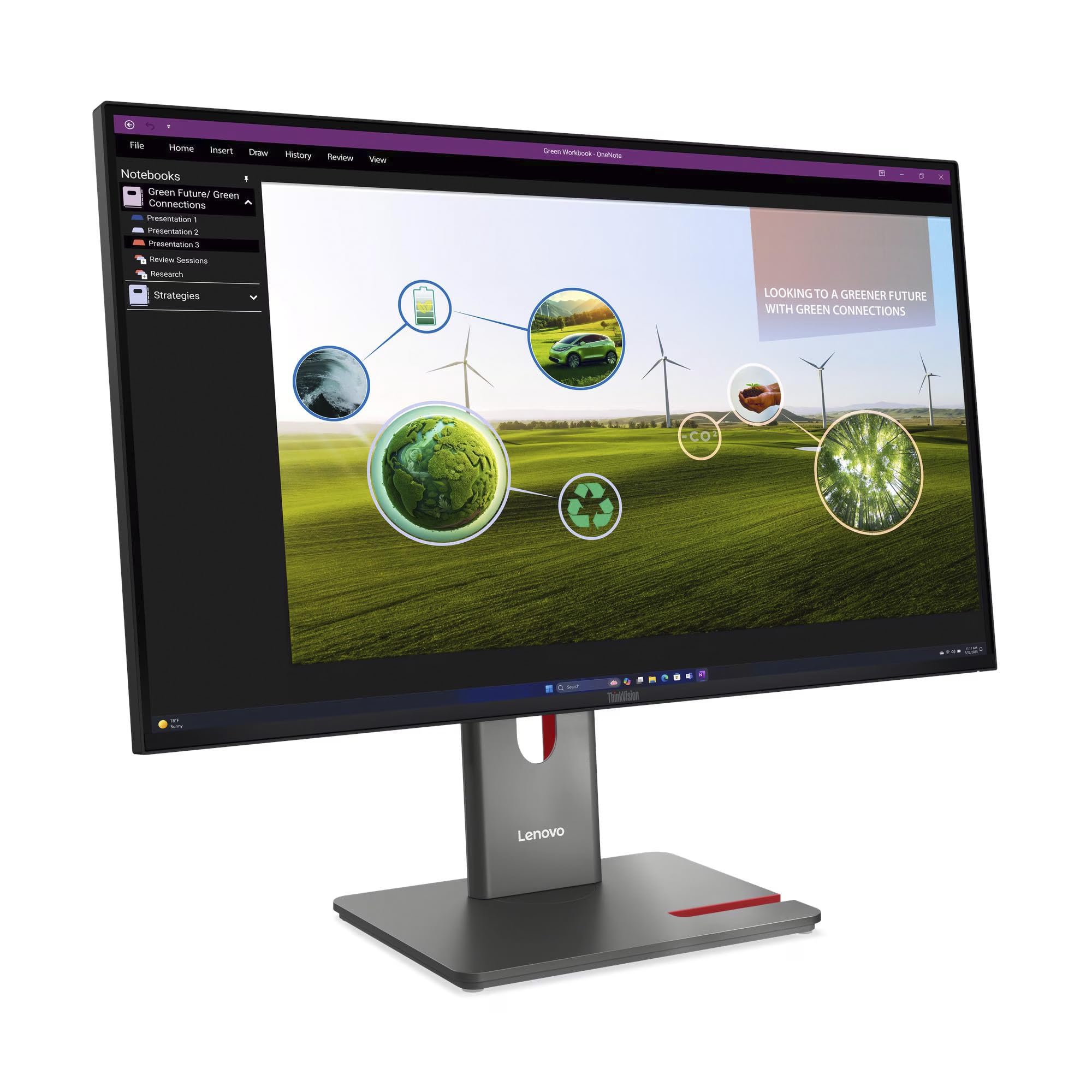 Lenovo ThinkVision P27Q-40 (27") 2K QHD HDMI/DP/HUB