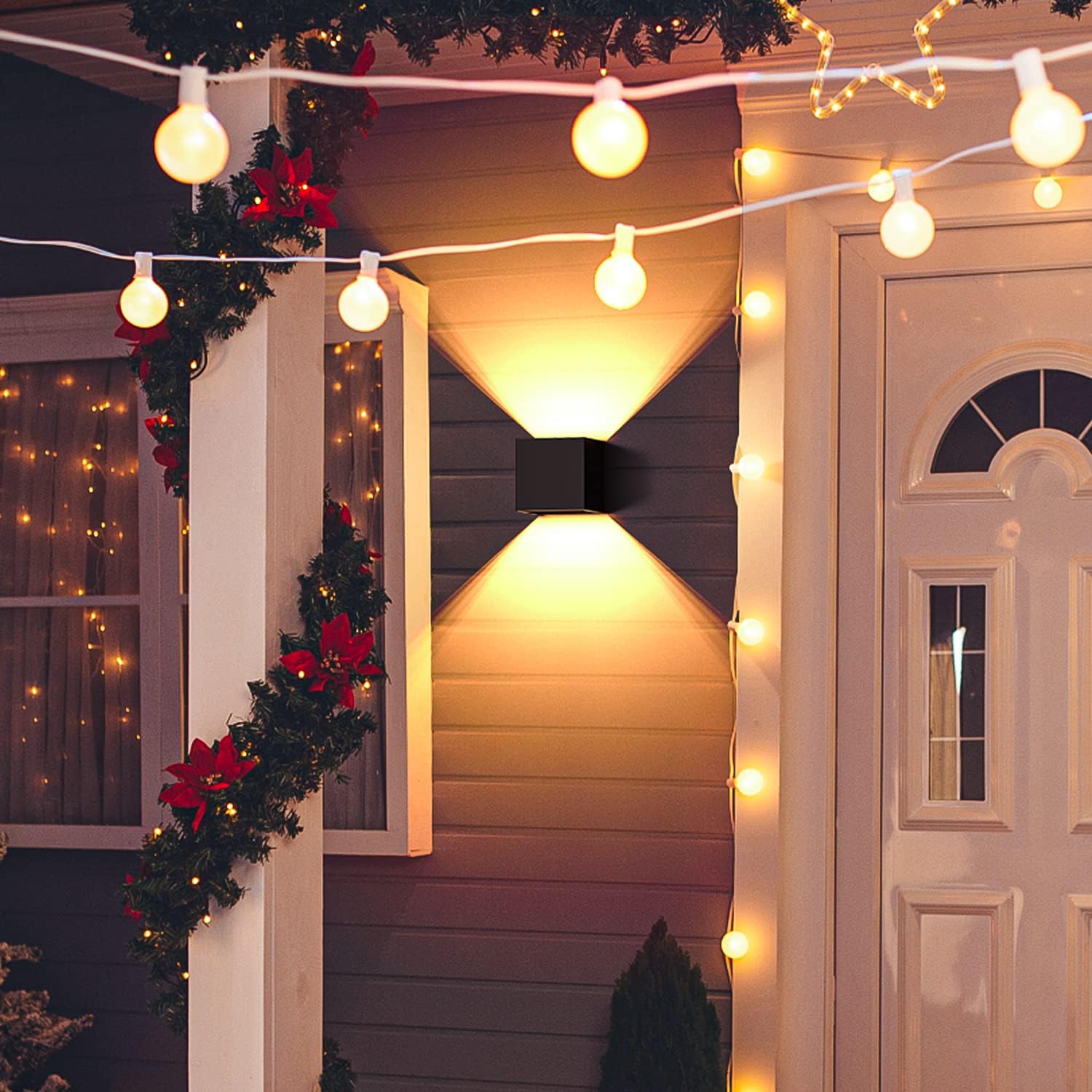 Yrgepowk 2 Lampade da Esterno Parete 9W 3000K, Nero - immagine 6