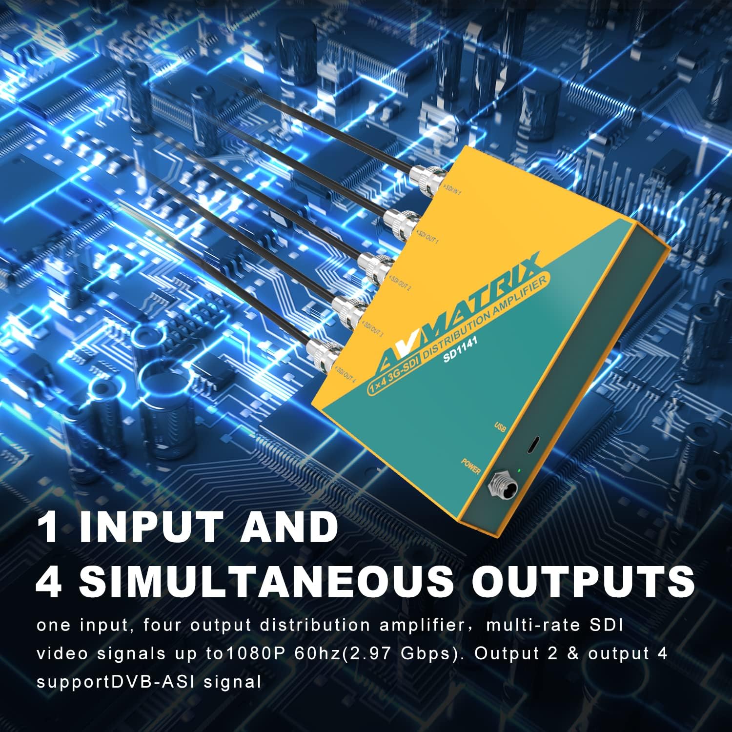 Avmatrix MV0430 3G SDI Quad Split - immagine 2