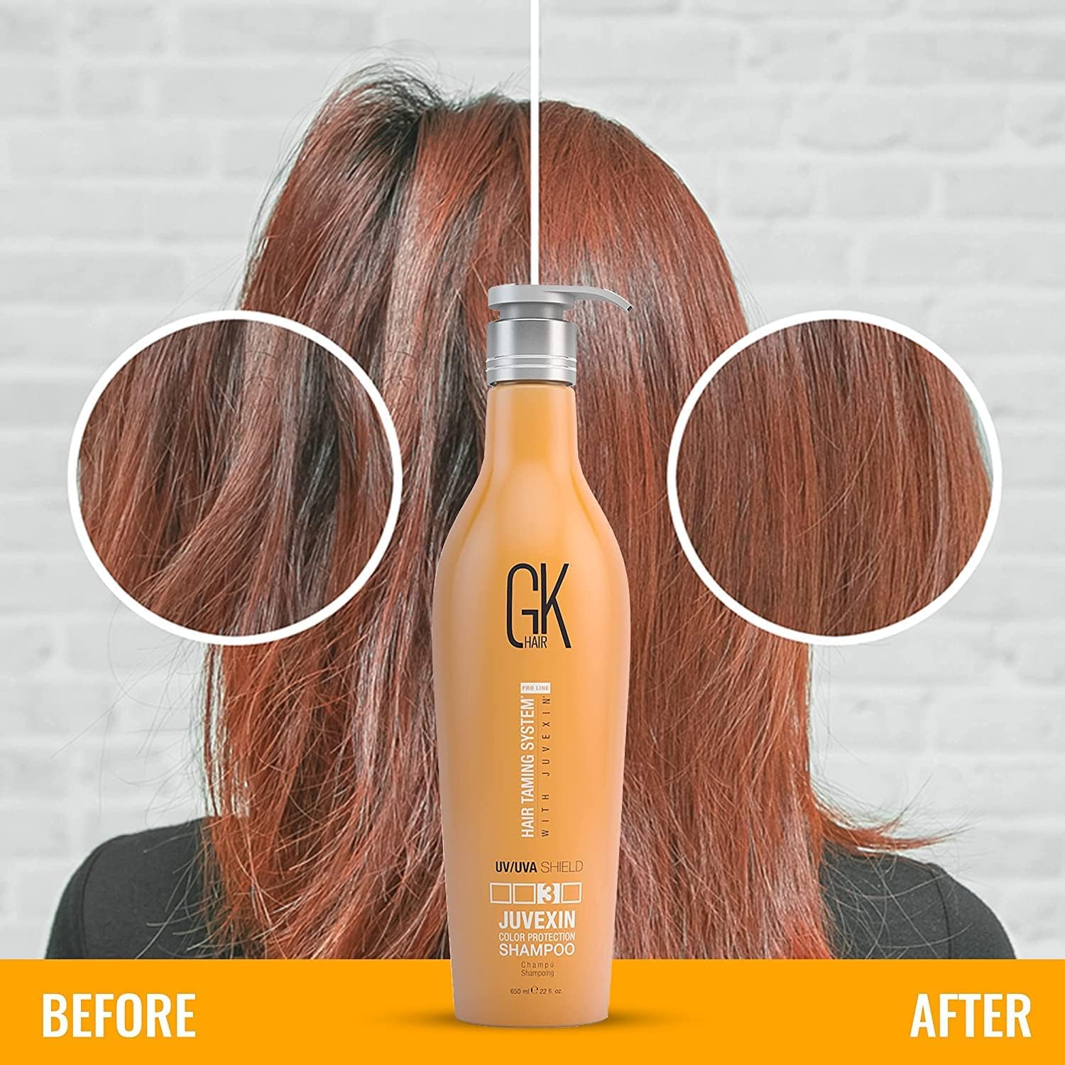 Gk Hair Global Keratin Colored Shield Shampoo 650ml - immagine 2