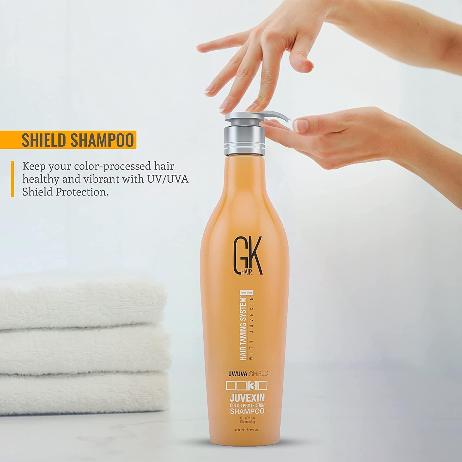Gk Hair Global Keratin Colored Shield Shampoo 650ml - immagine 5