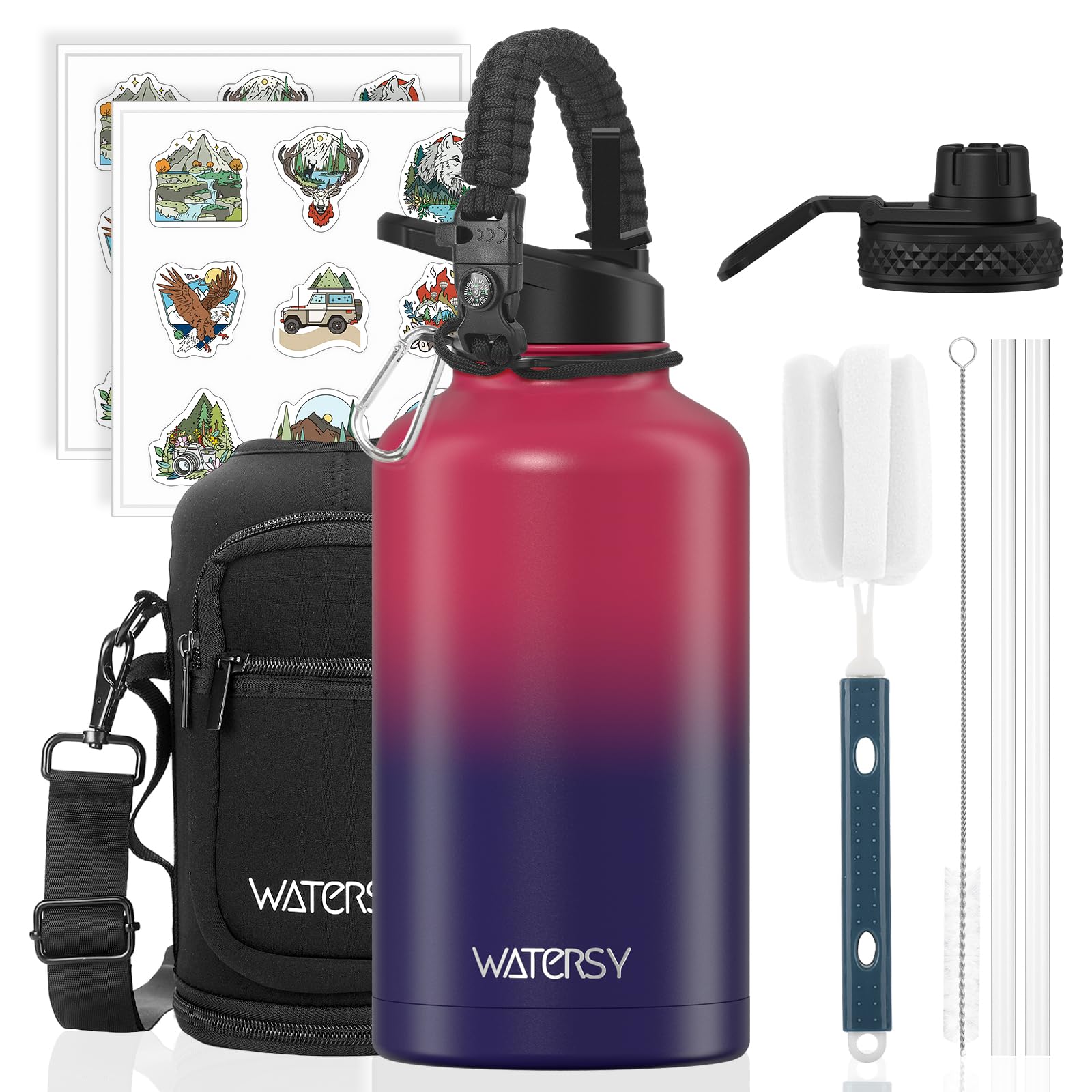 Watersy Borraccia Termica 2 Litri Acciaio Inox