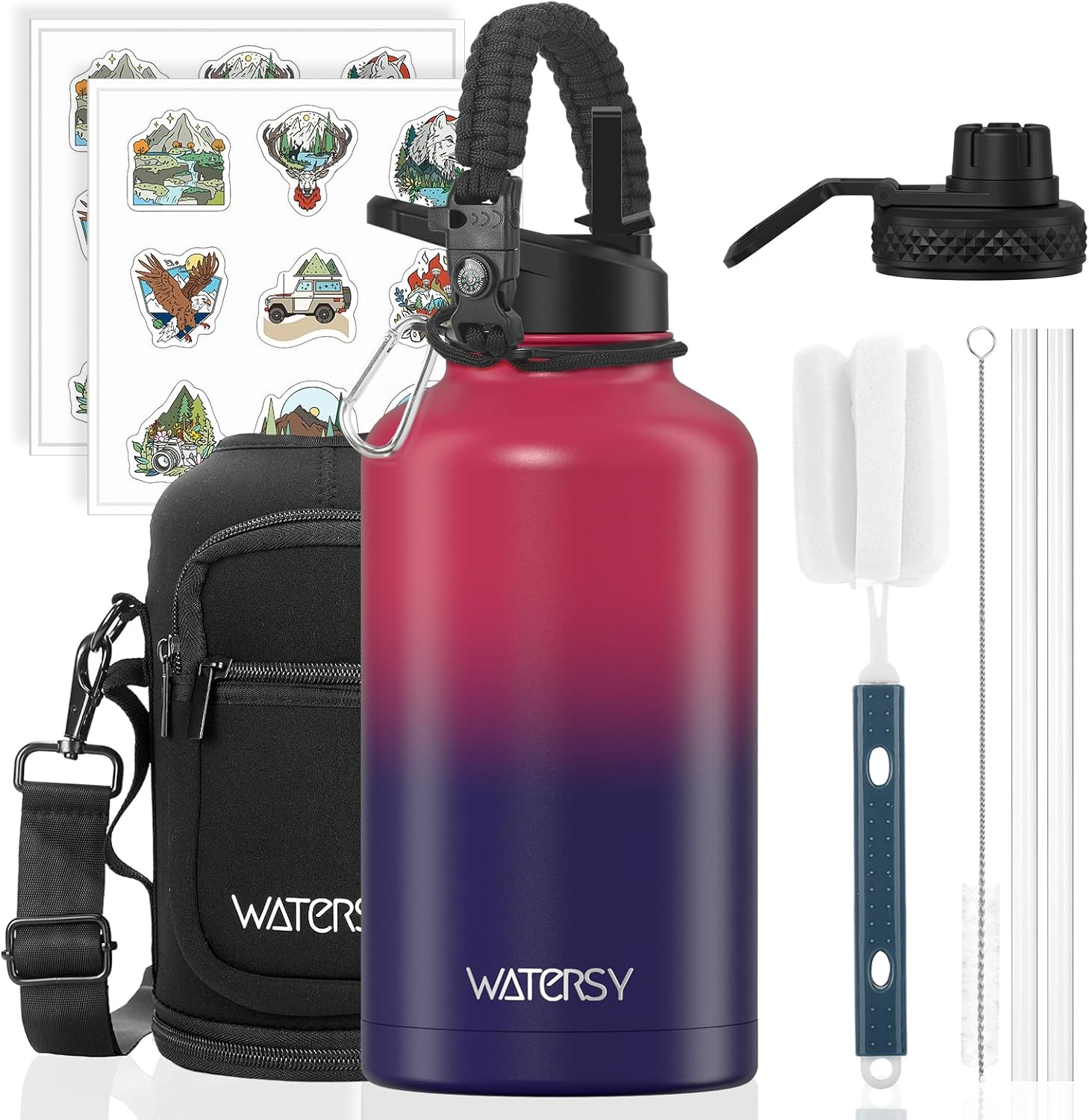 Watersy Borraccia Termica 2 Litri Acciaio Inox - immagine 1