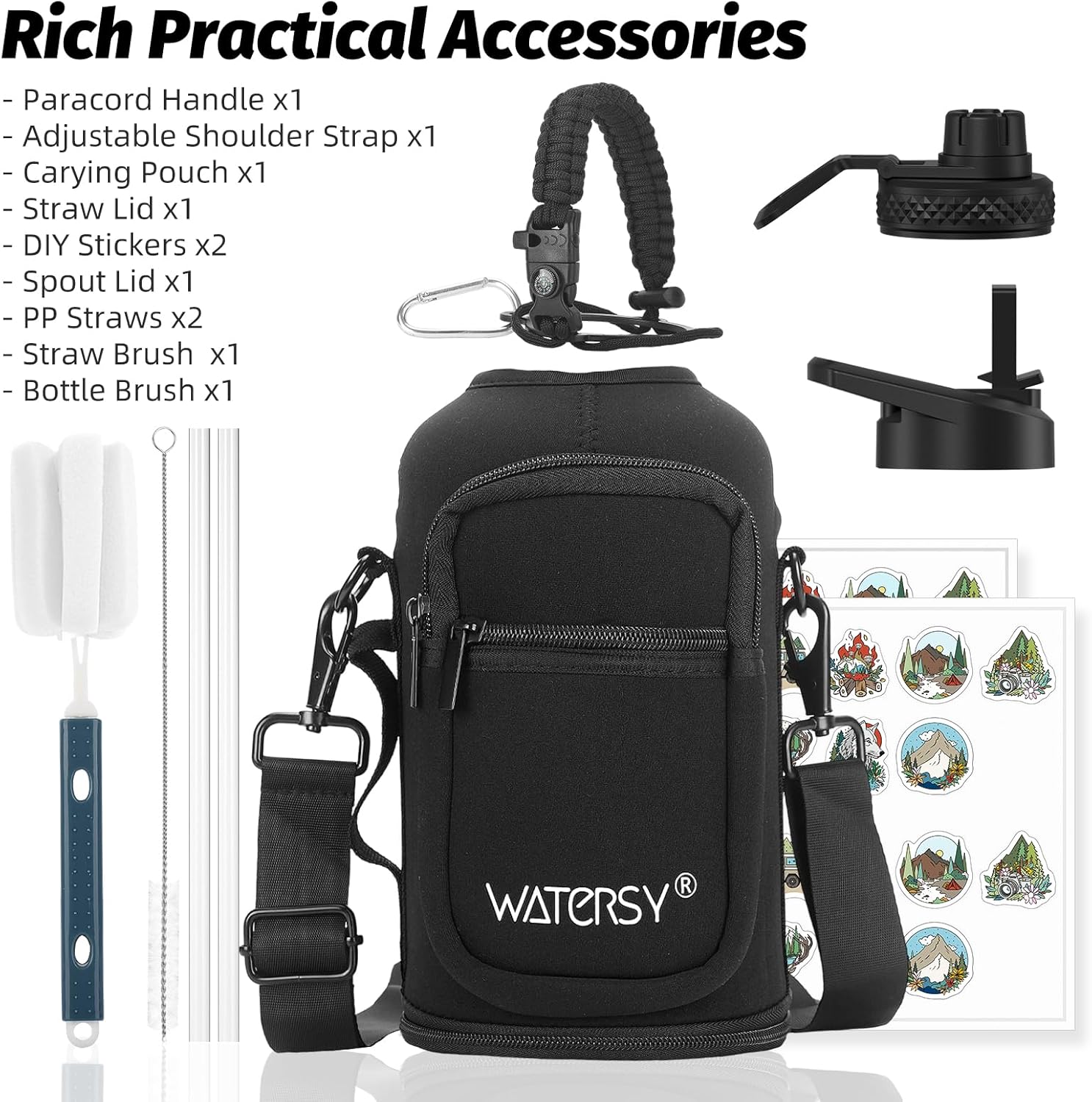 Watersy Borraccia Termica 2 Litri Acciaio Inox - immagine 2