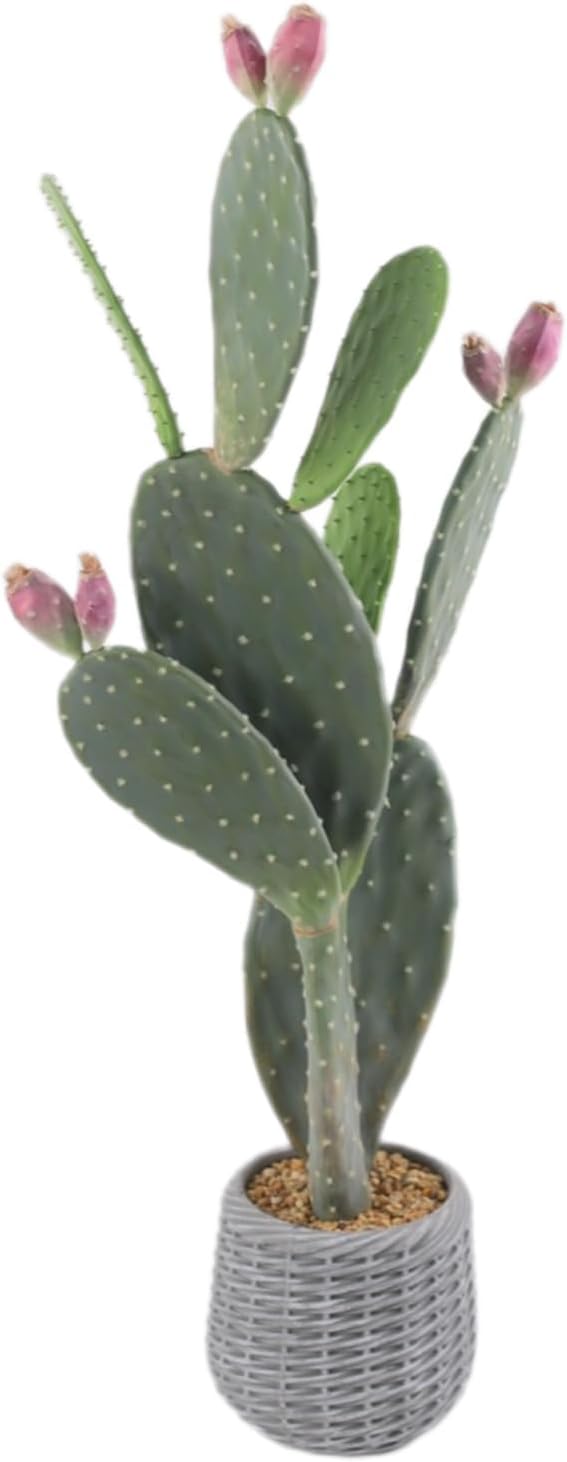 Pianta Artificiale Grande Cactus in Vaso - 106 cm - immagine 1