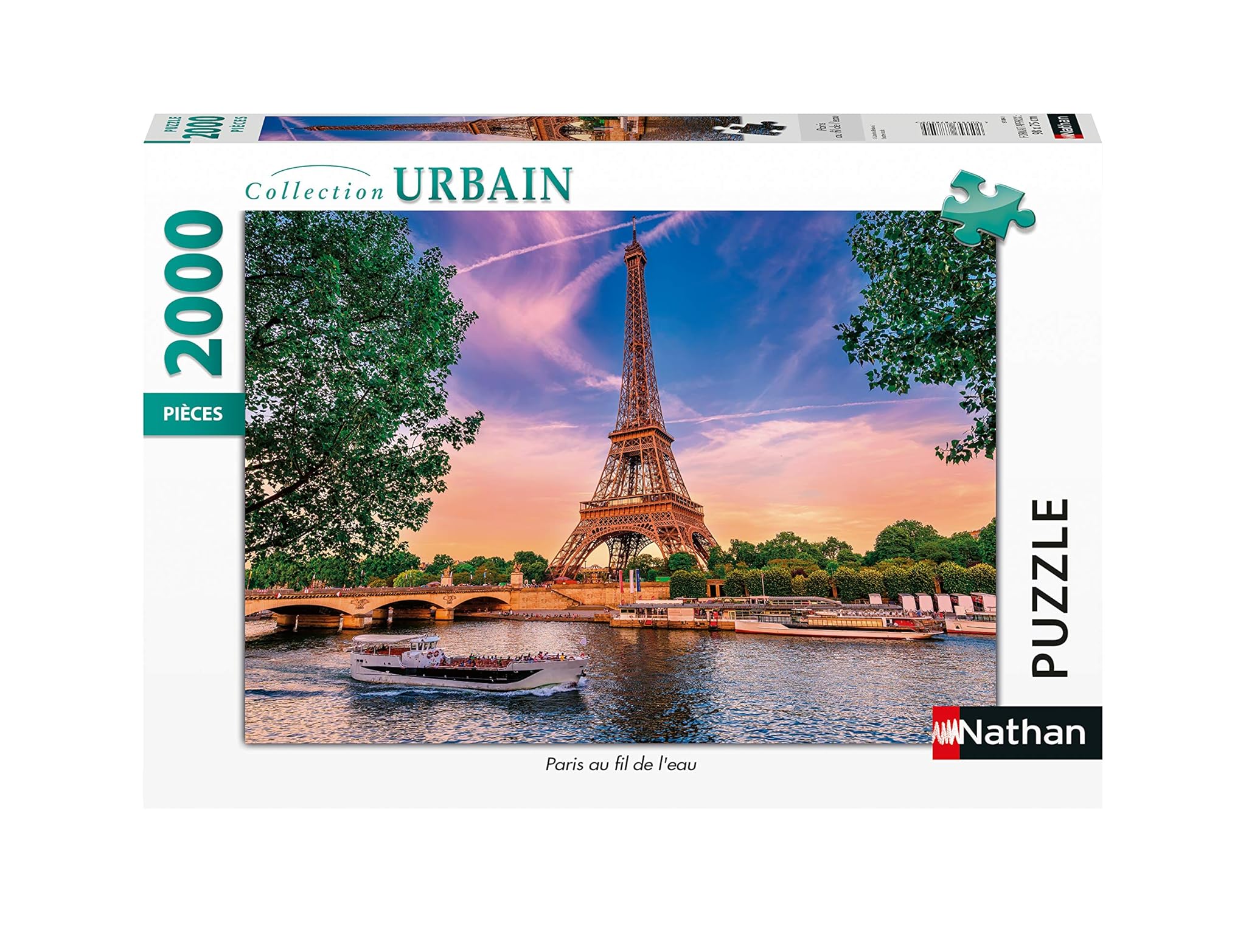 Puzzles Nathan - Puzzle 2000 Pezzi Parigi Filo dell'Acqua