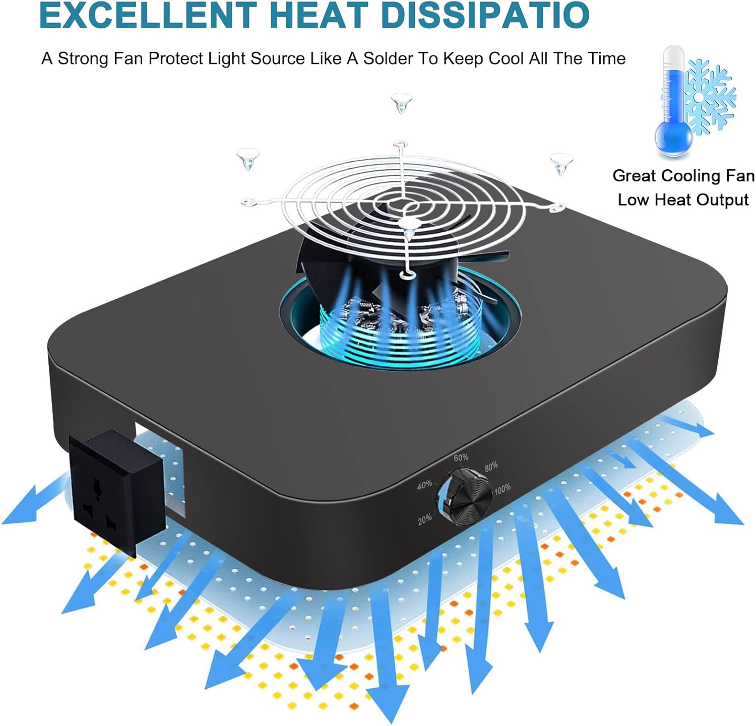 COKOLILA Lampada per Piante 1200W Dimmerabile - immagine 6