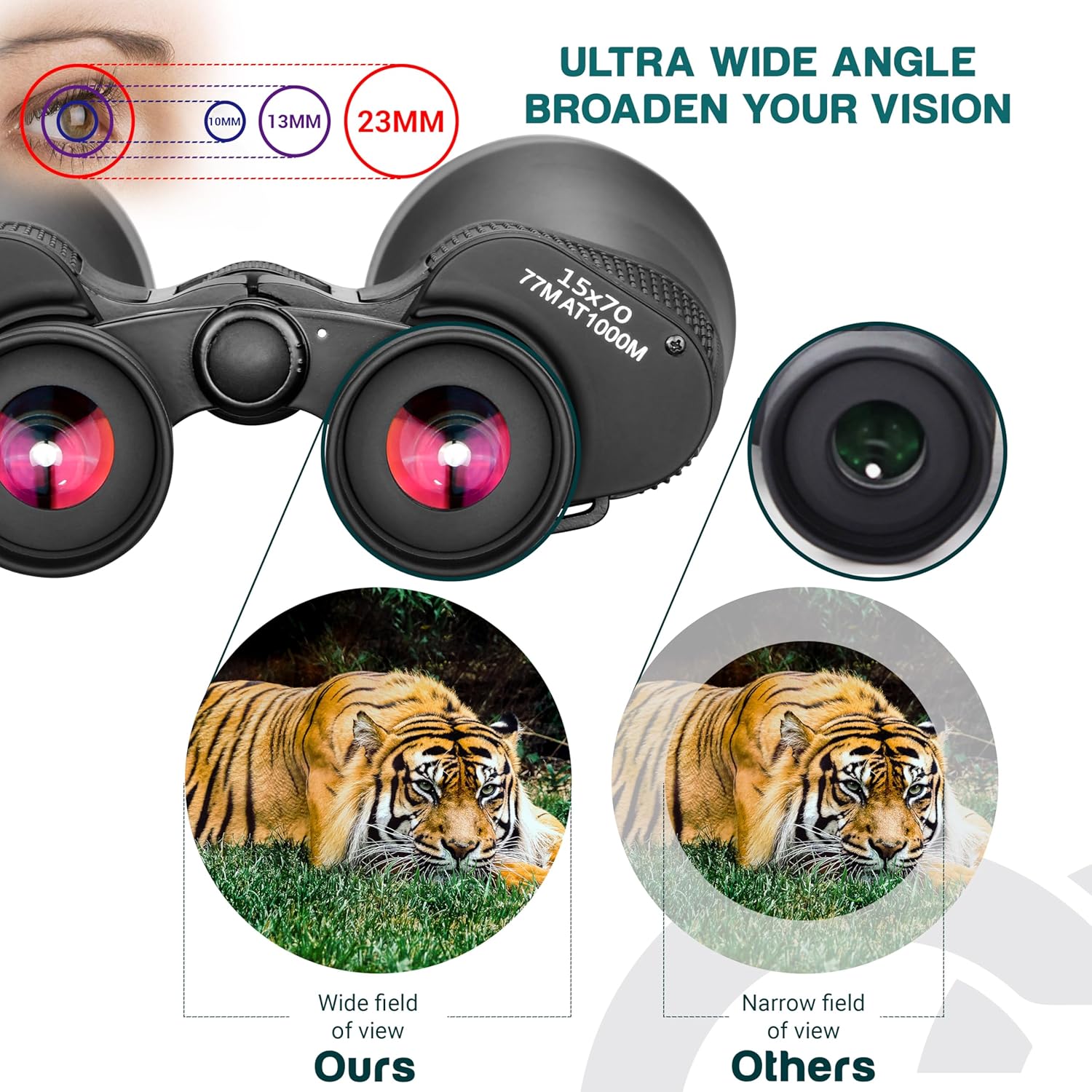 Binocolo Astronomico 15x70mm per Adulti - immagine 4