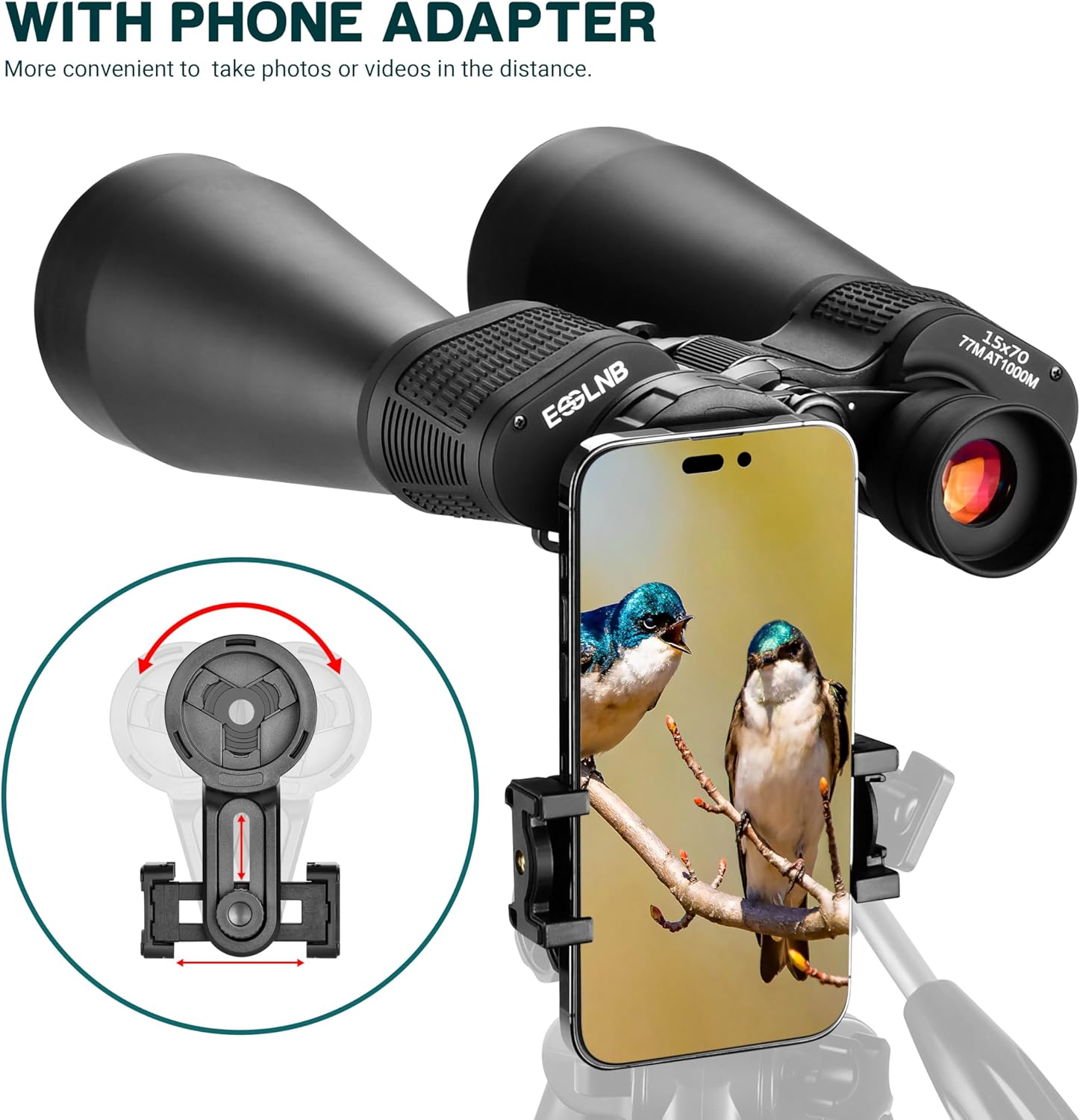 Binocolo Astronomico 15x70mm per Adulti - immagine 6