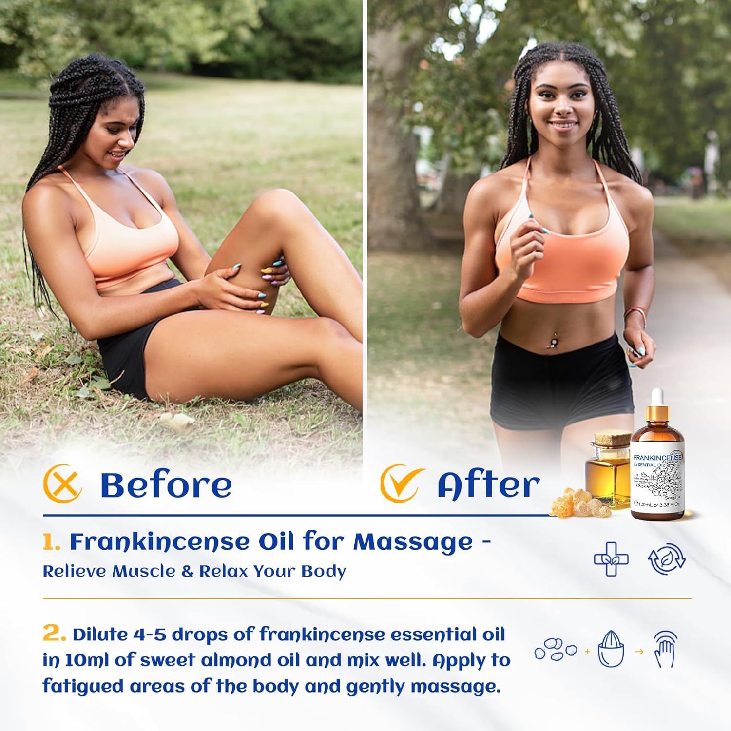 HIQILI Olio Essenziale di Incenso 100ML - immagine 2