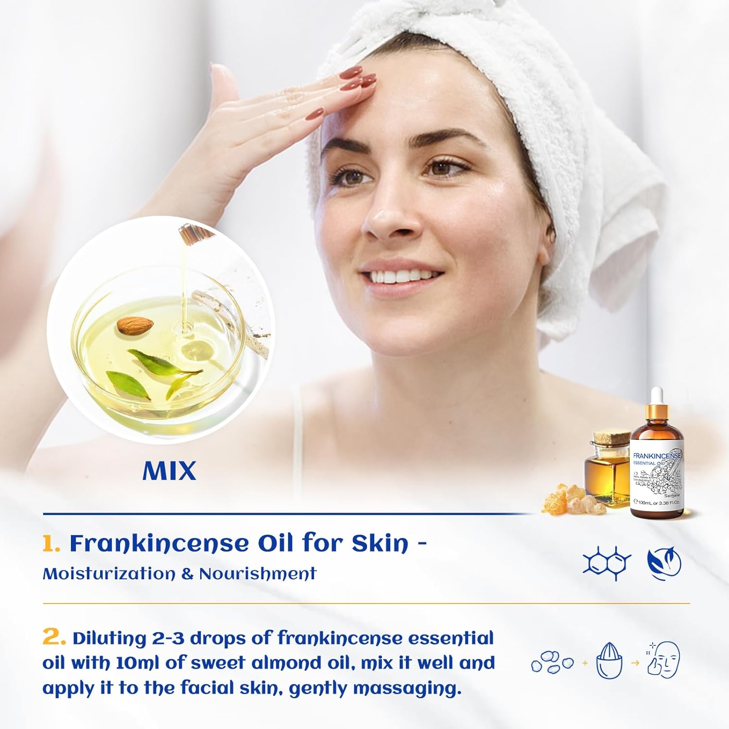 HIQILI Olio Essenziale di Incenso 100ML - immagine 3