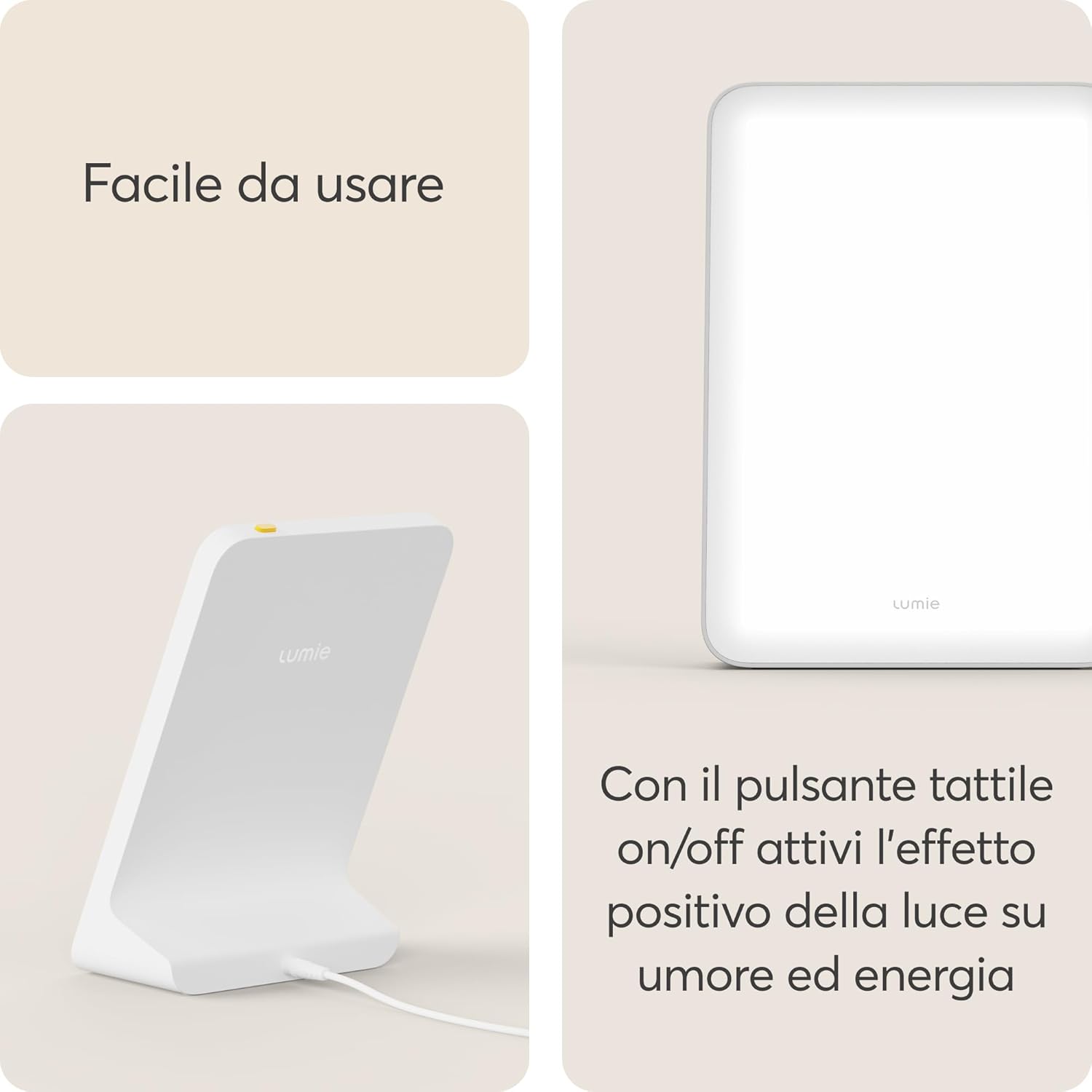 Lumie Mini Lampada Compatta per Terapia della Luce - immagine 6