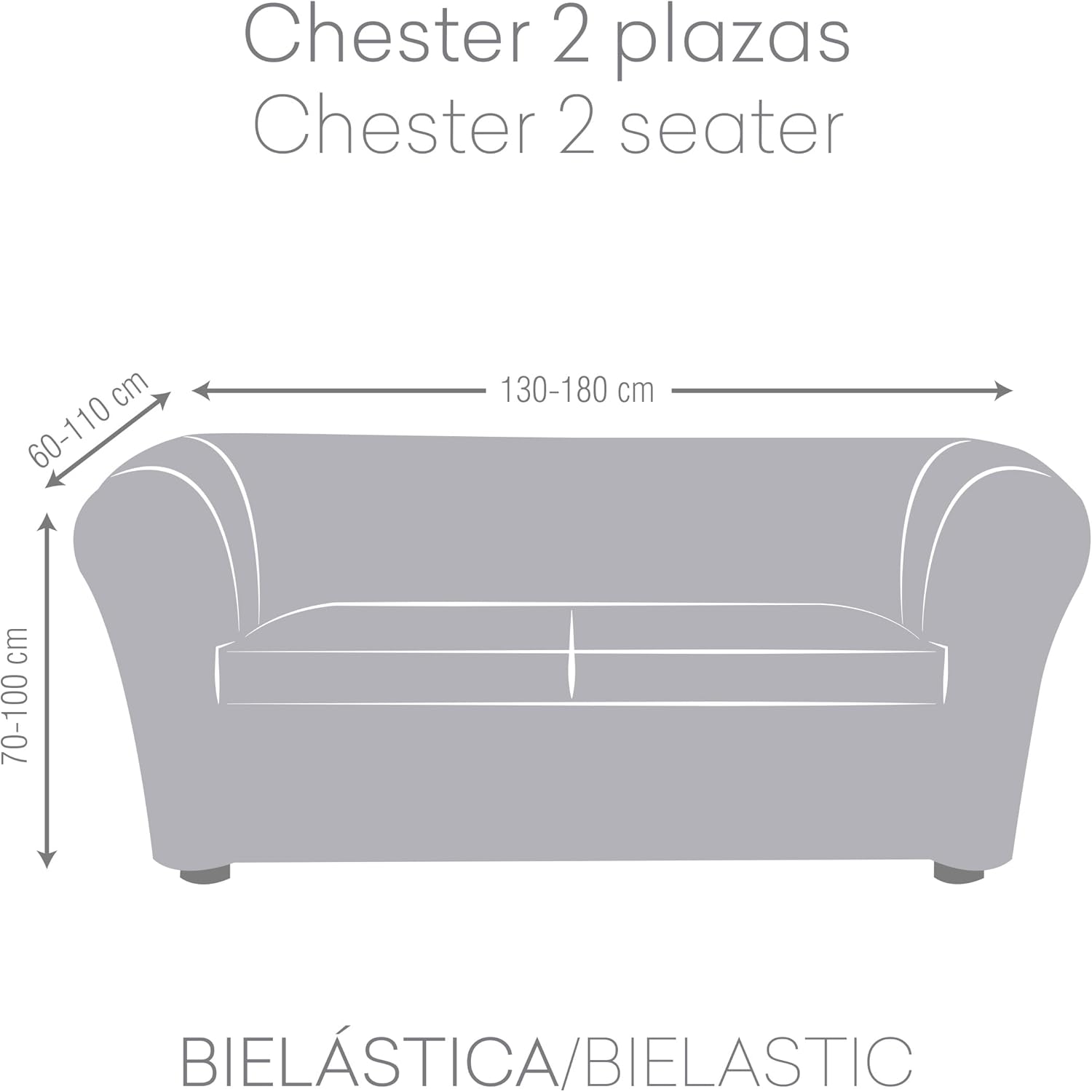 FUNDAS DE SOFA MOD/7 PREMIUM ROC CHESTER/KLIPPAN 2 PLZ - immagine 4