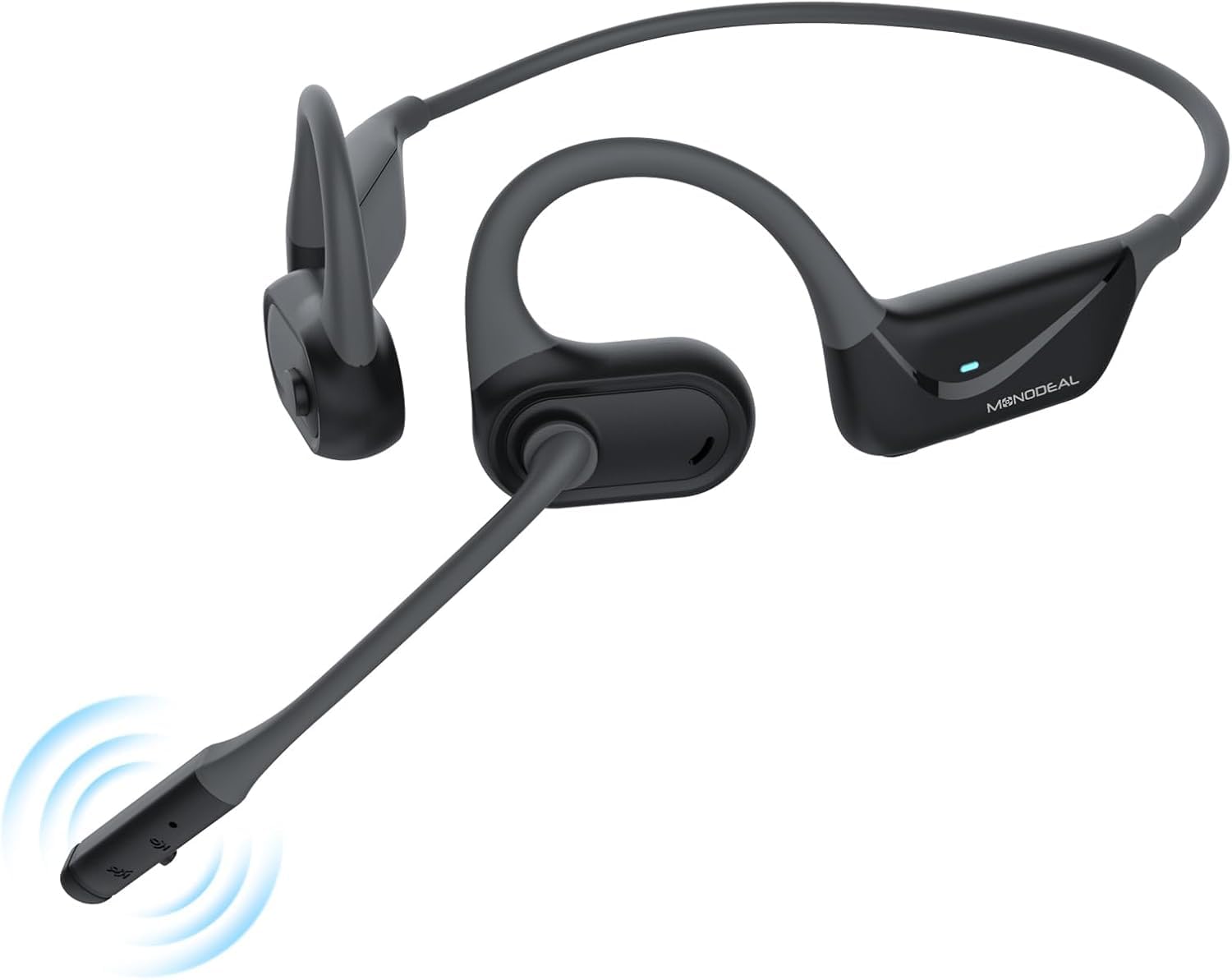 Monodeal Cuffie Conduzione Ossea Bluetooth 5.4 Open-Ear