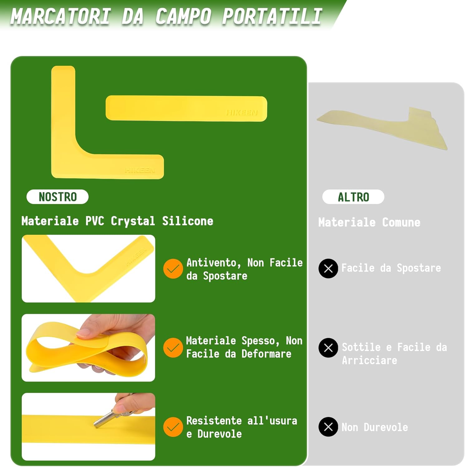 BOOSTEADY Kit Marcatori Campo Pickleball 28 Pezzi - immagine 2