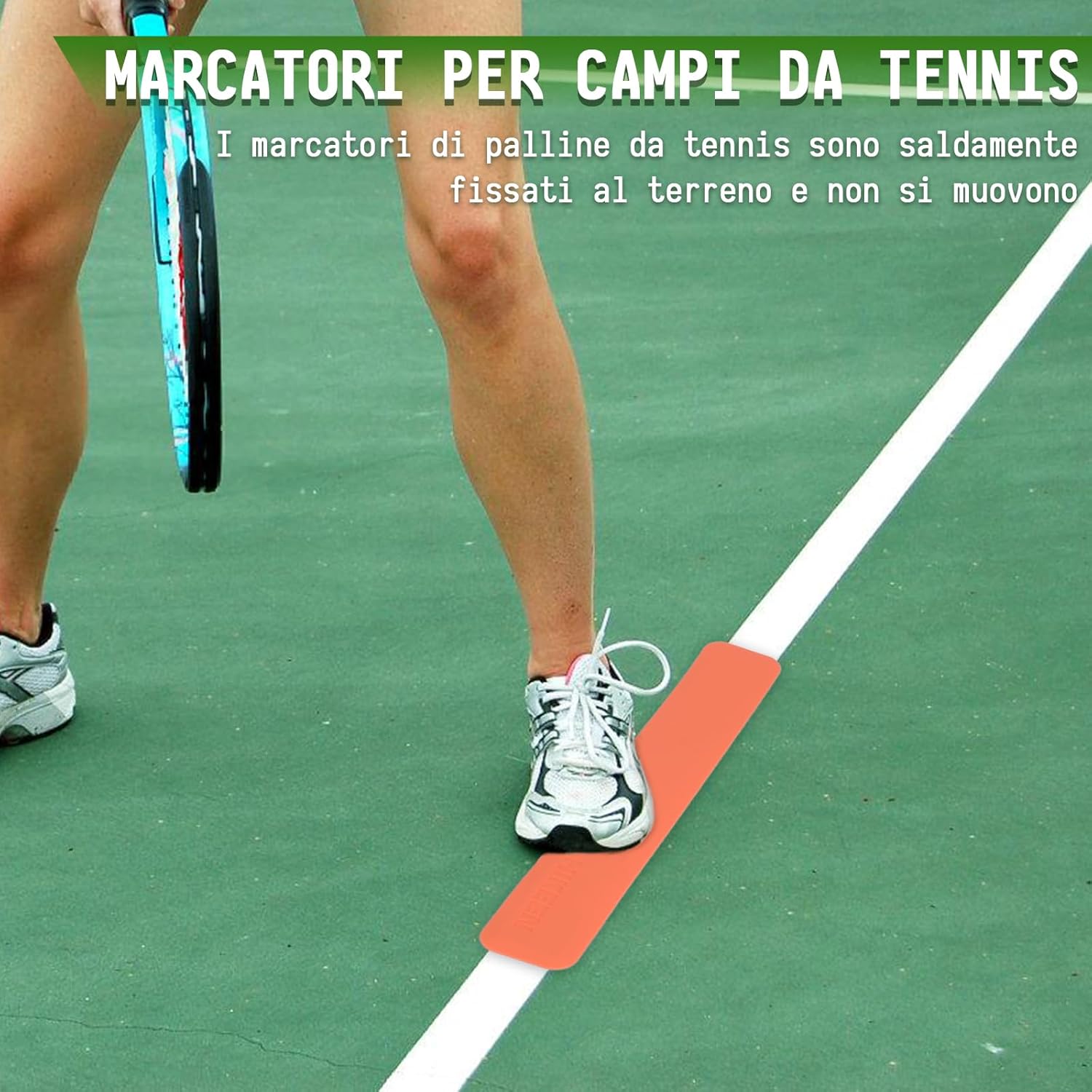 BOOSTEADY Kit Marcatori Campo Pickleball 28 Pezzi - immagine 3