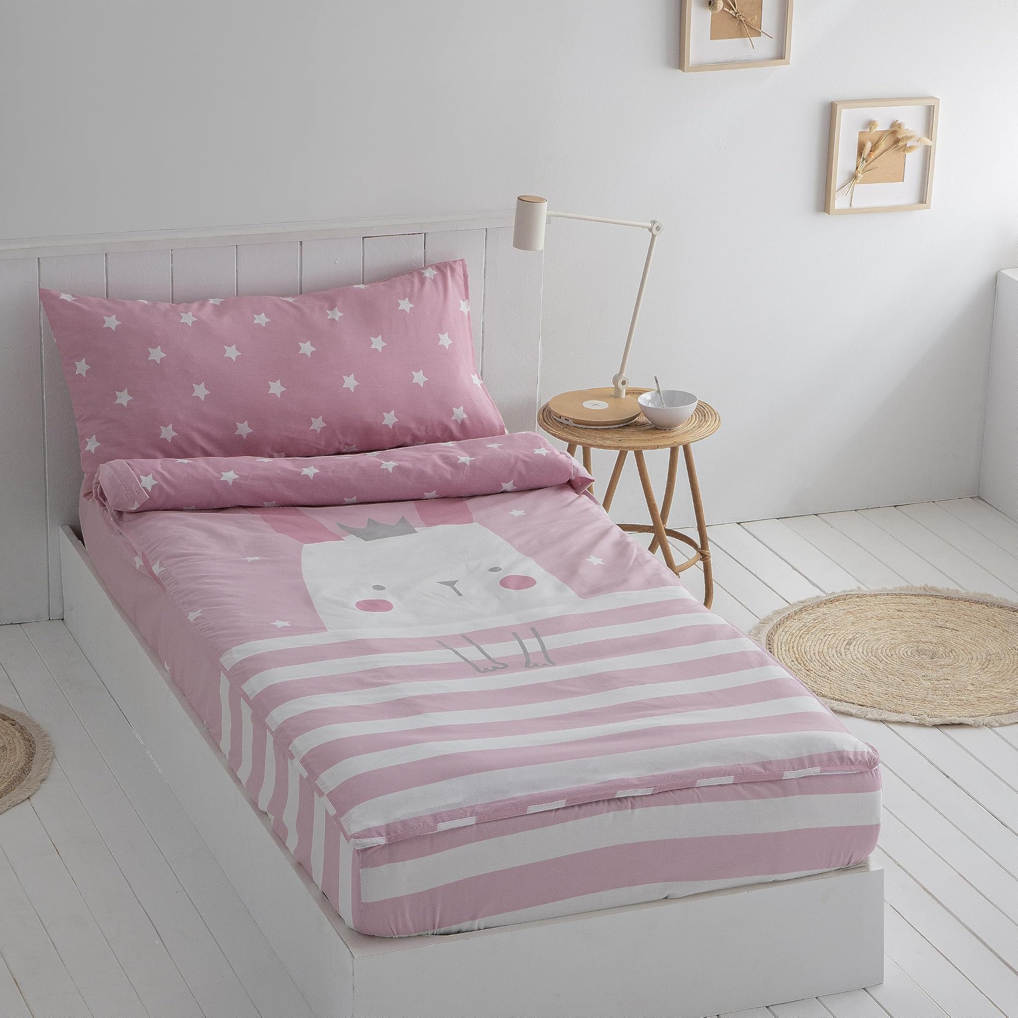 KATUA Sacco Nordico per Bambini Letto 90x190/200, Salmone