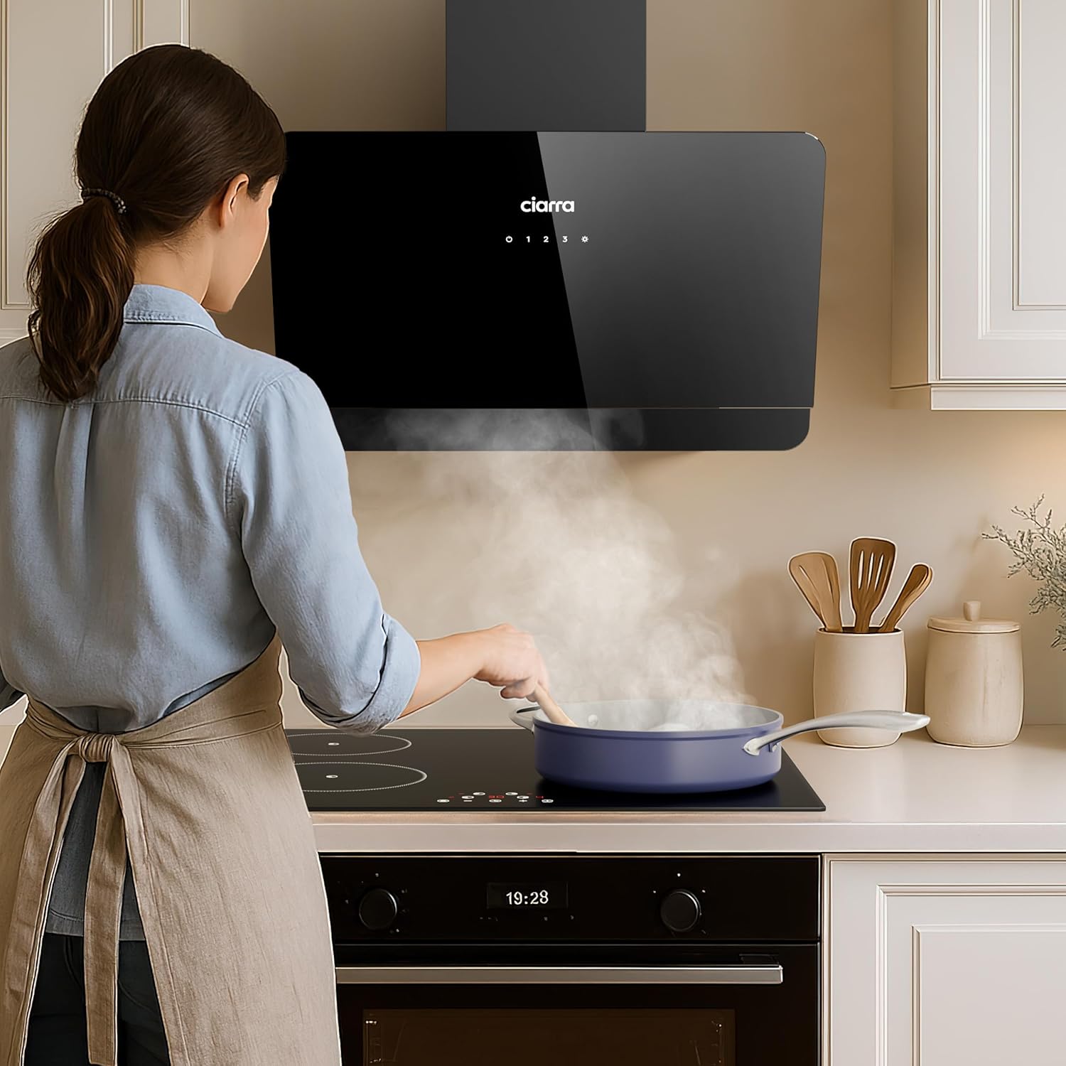 Ciarra CBCB6765C Cappa Aspirante 60cm, Nera - immagine 8