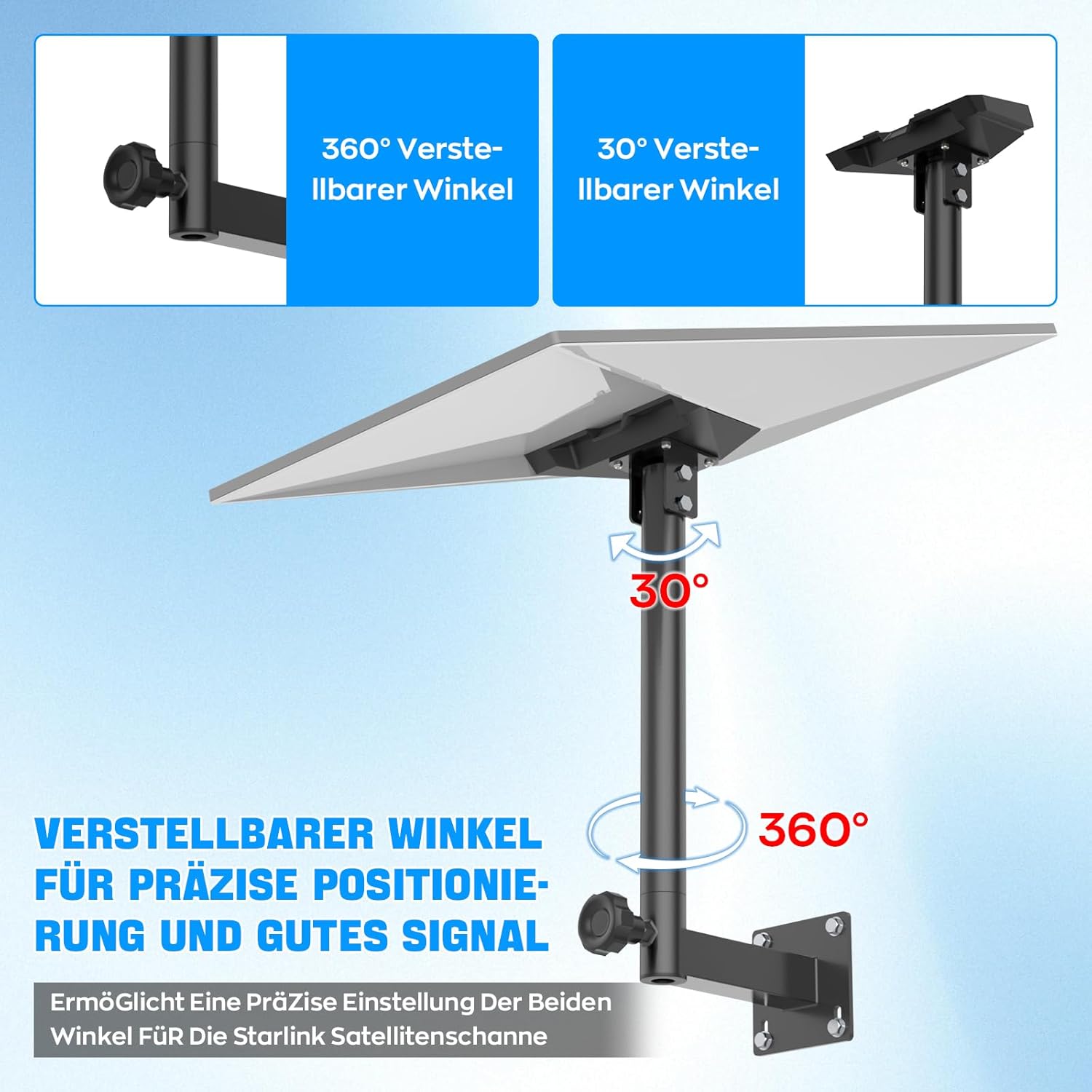 Imaycc Montaggio Starlink Gen 3 Regolabile 360° - immagine 2