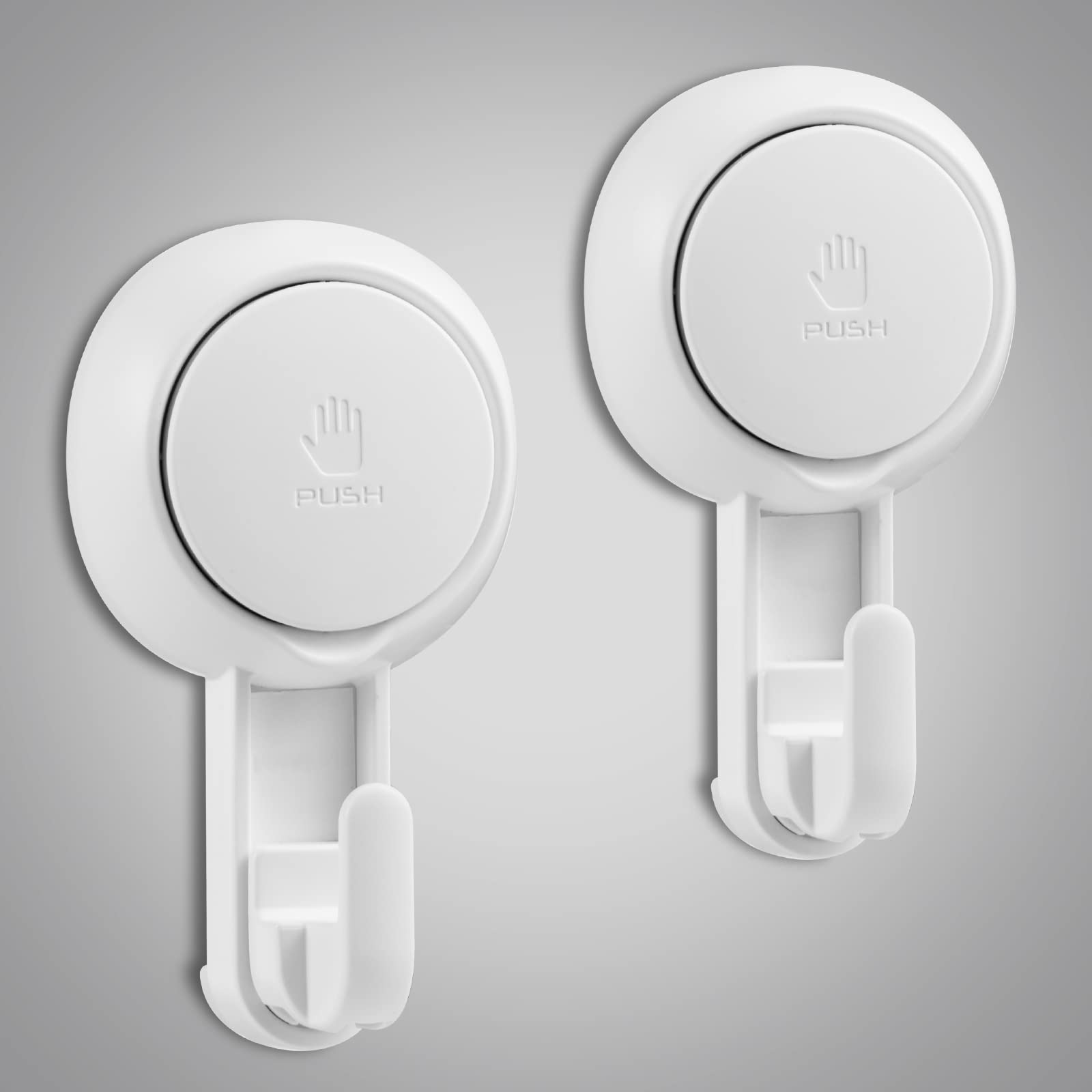 Ilikable Ganci a Ventosa da Bagno 2 Pezzi