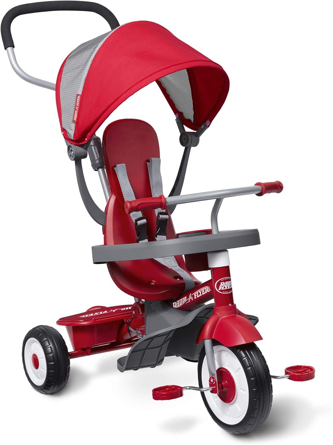 Radio Flyer 4-in-1 Stroll 'N Trike, Red - immagine 1