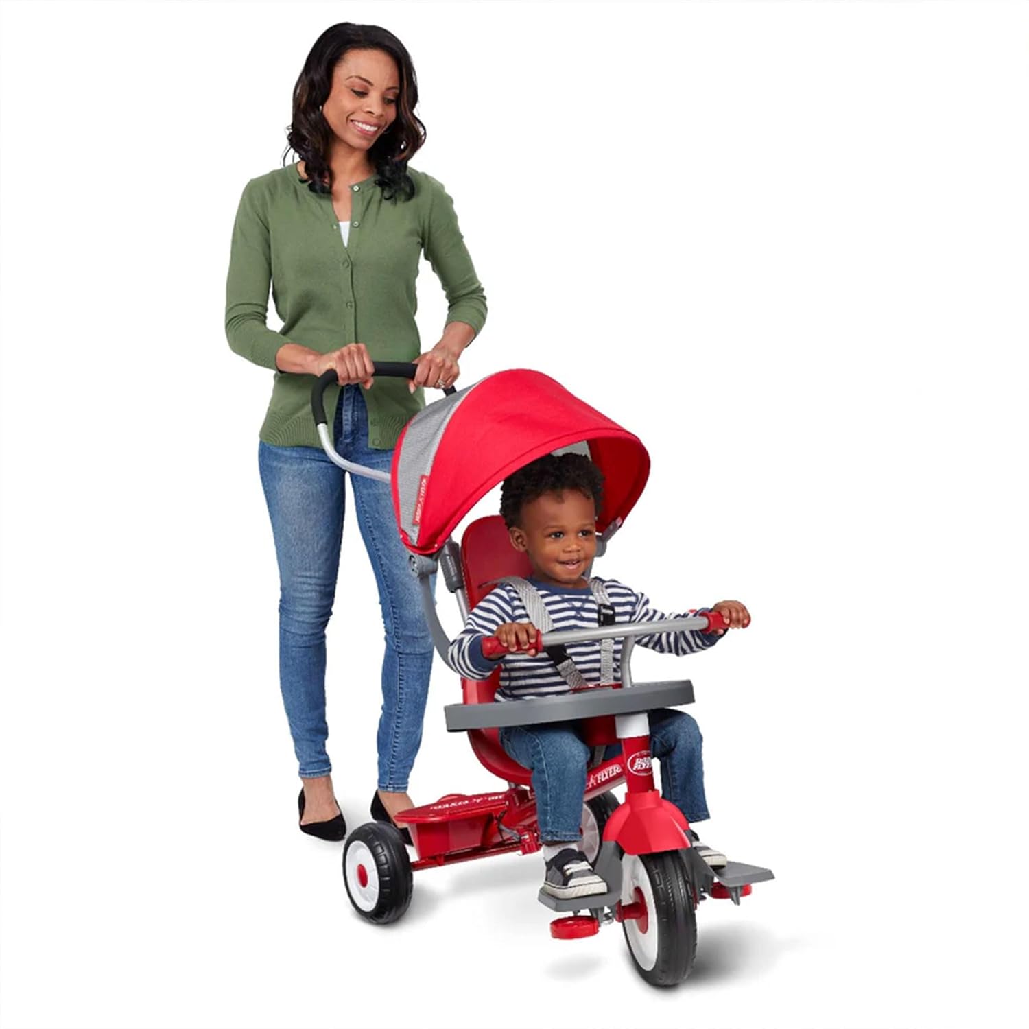 Radio Flyer 4-in-1 Stroll 'N Trike, Red - immagine 4