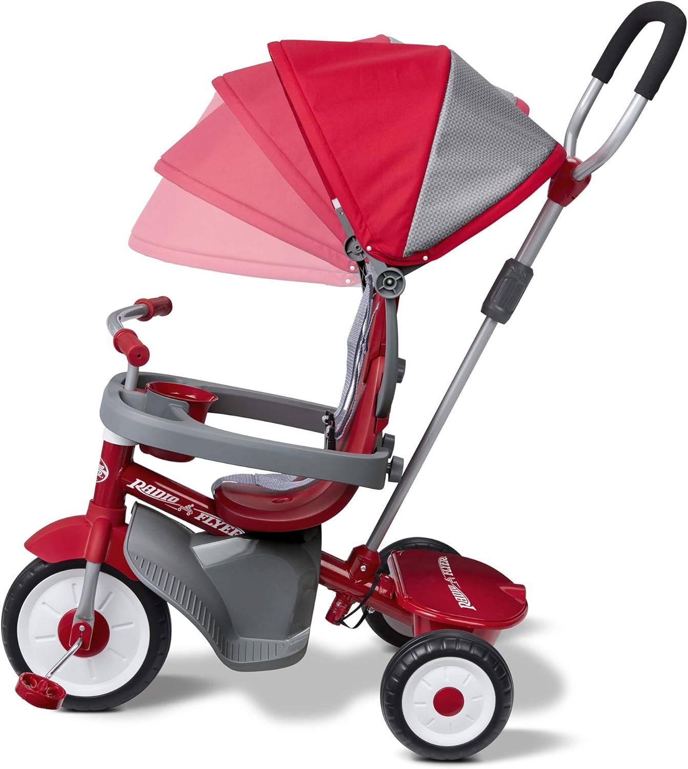 Radio Flyer 4-in-1 Stroll 'N Trike, Red - immagine 7