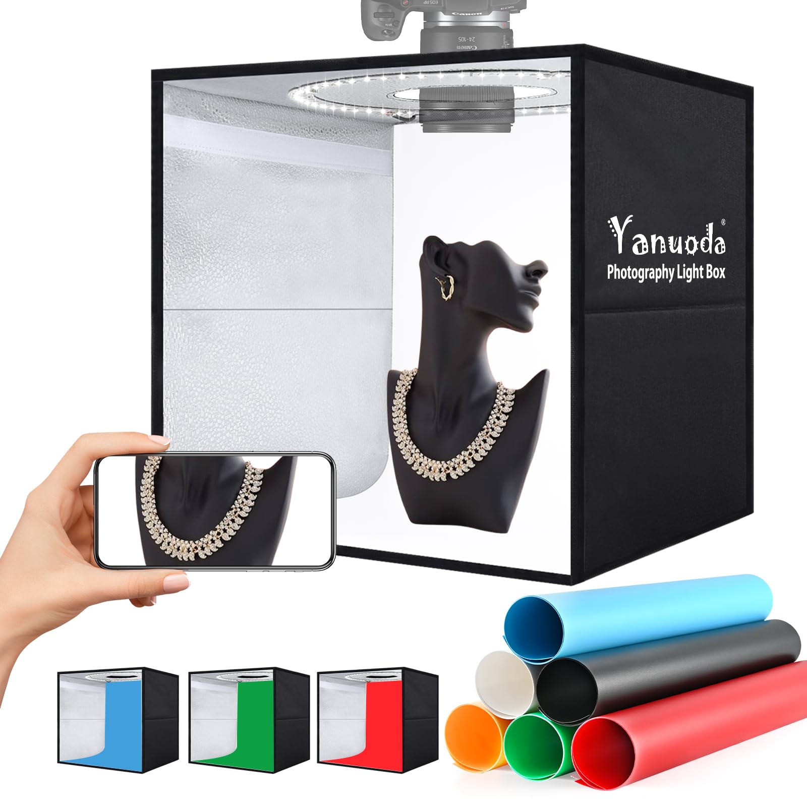 Light Box Fotografica Professionale 40x40cm USB-C