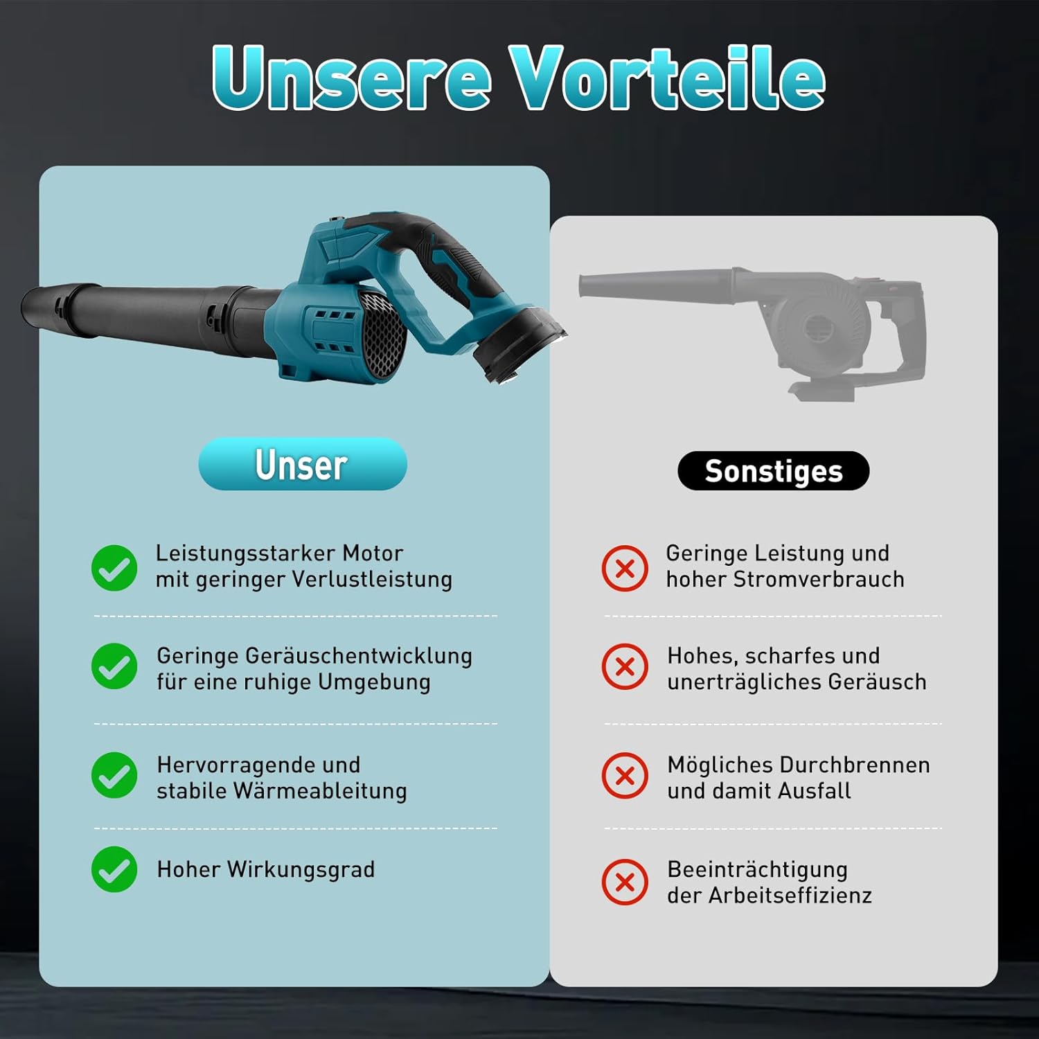 Soffiatore a Batteria per Foglie e Giardino - immagine 5