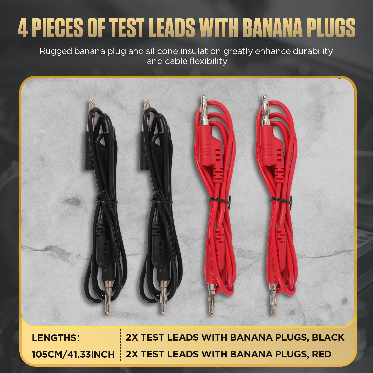 Autool 48 Pezzi Puntali per Multimetro Test Lead Kit - immagine 3