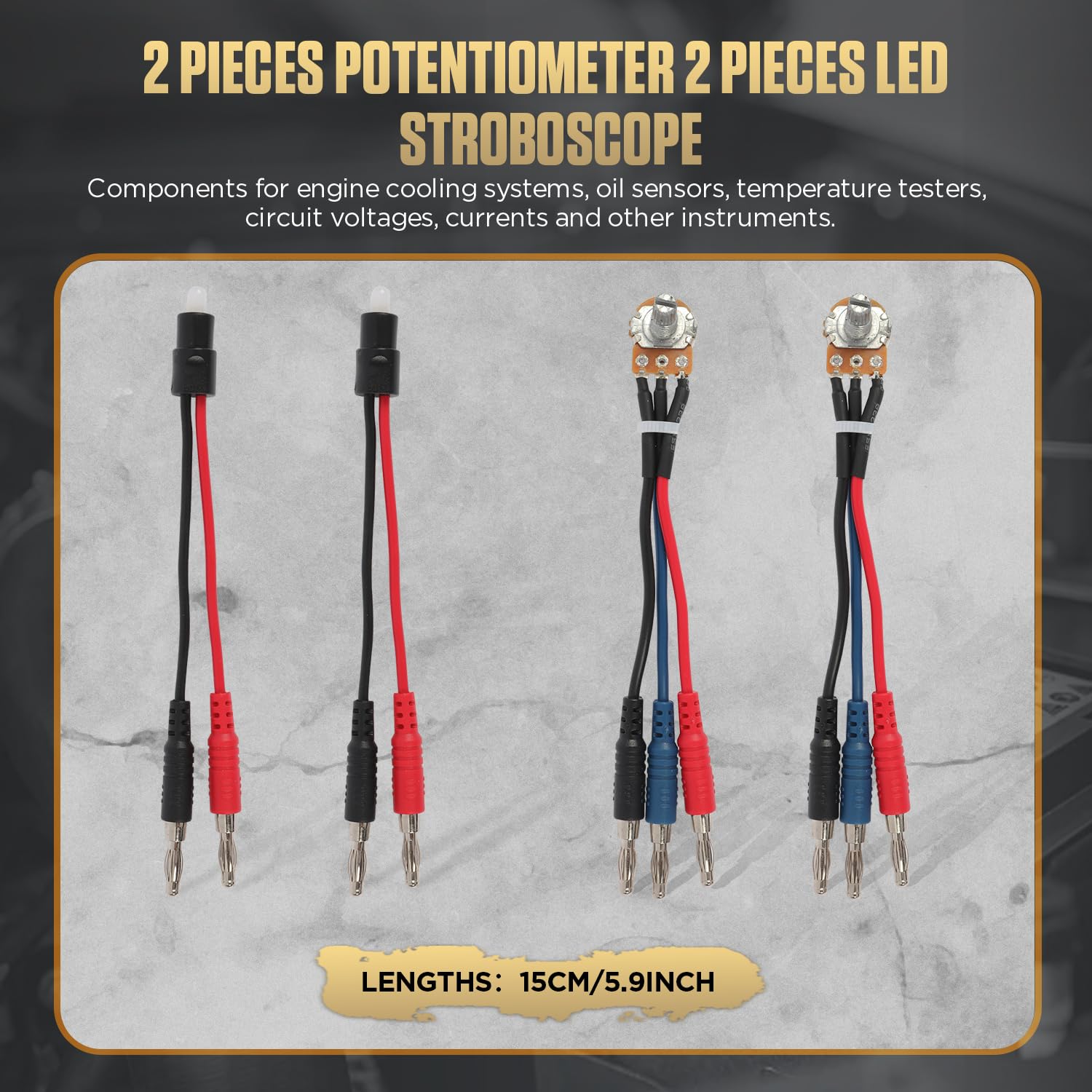 Autool 48 Pezzi Puntali per Multimetro Test Lead Kit - immagine 5