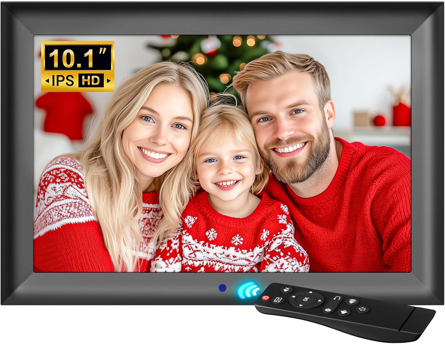 Obvhnua Cornice Digitale 10,1 Pollici con Telecomando - immagine 1