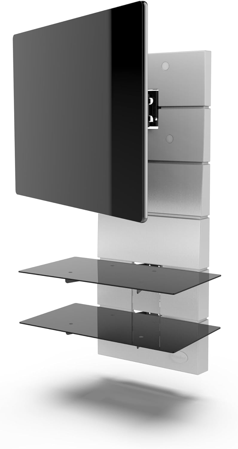 Meliconi GHOST Design 3500 Rotation Supporto TV Bianco Matt - immagine 3