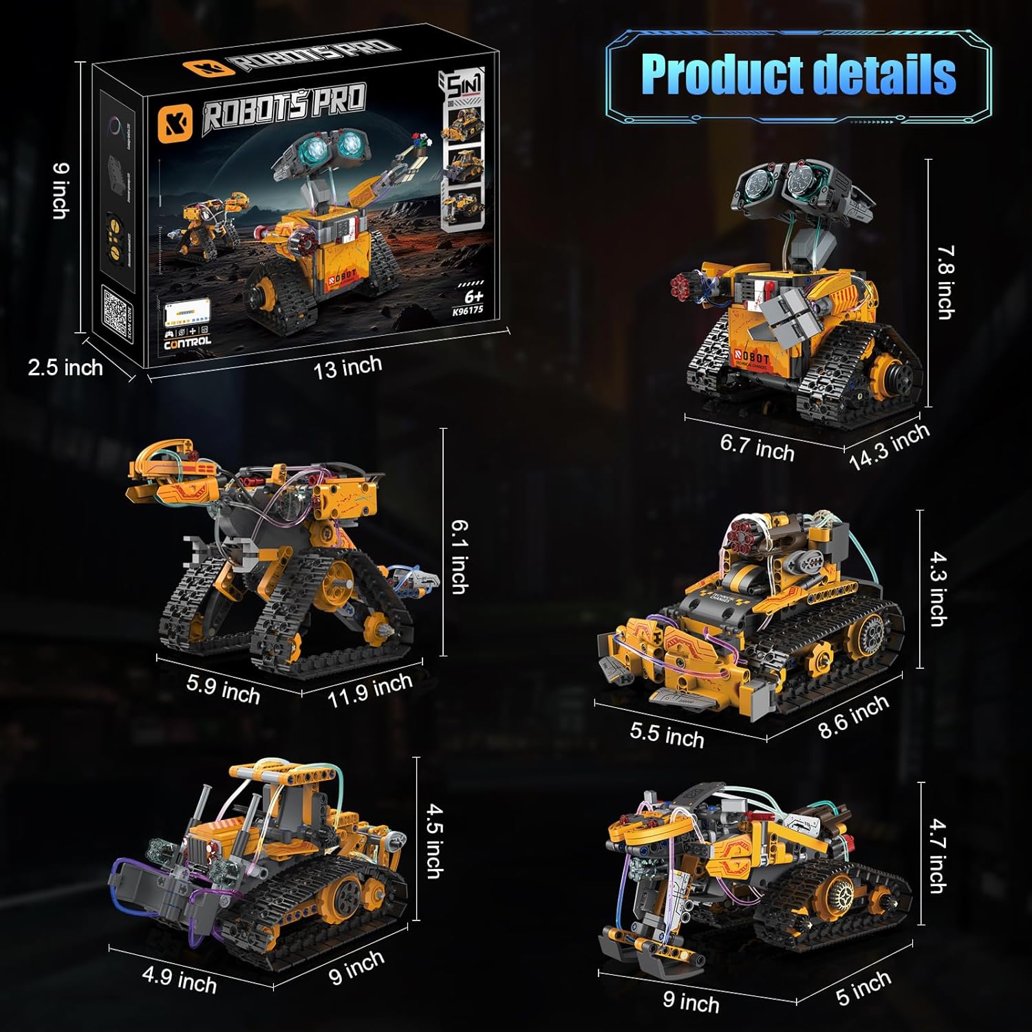 Robot STEM RC 5 in 1 per Bambini - immagine 6