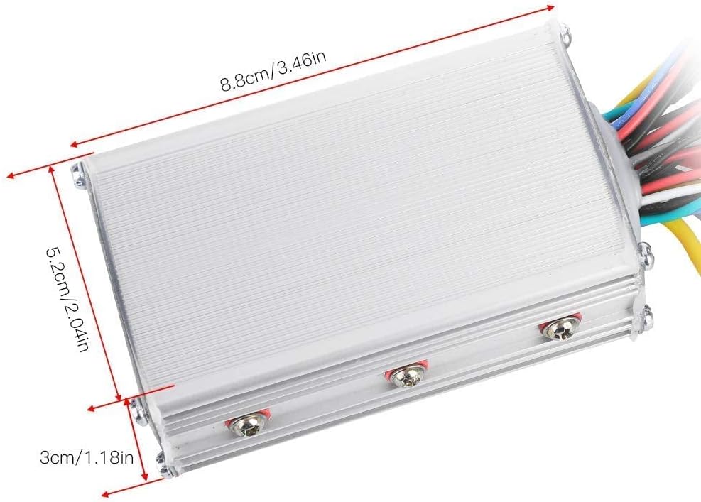 Controller motore Kit controller senza spazzole per pannello display LCD impermeabile per scooter elettrico per bici elettriche(36V/48V 350W) - immagine 5