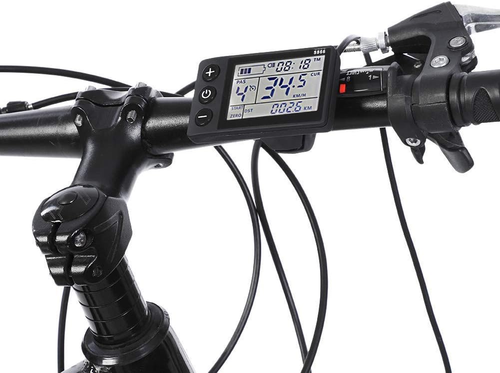 Controller motore Kit controller senza spazzole per pannello display LCD impermeabile per scooter elettrico per bici elettriche(36V/48V 350W) - immagine 7