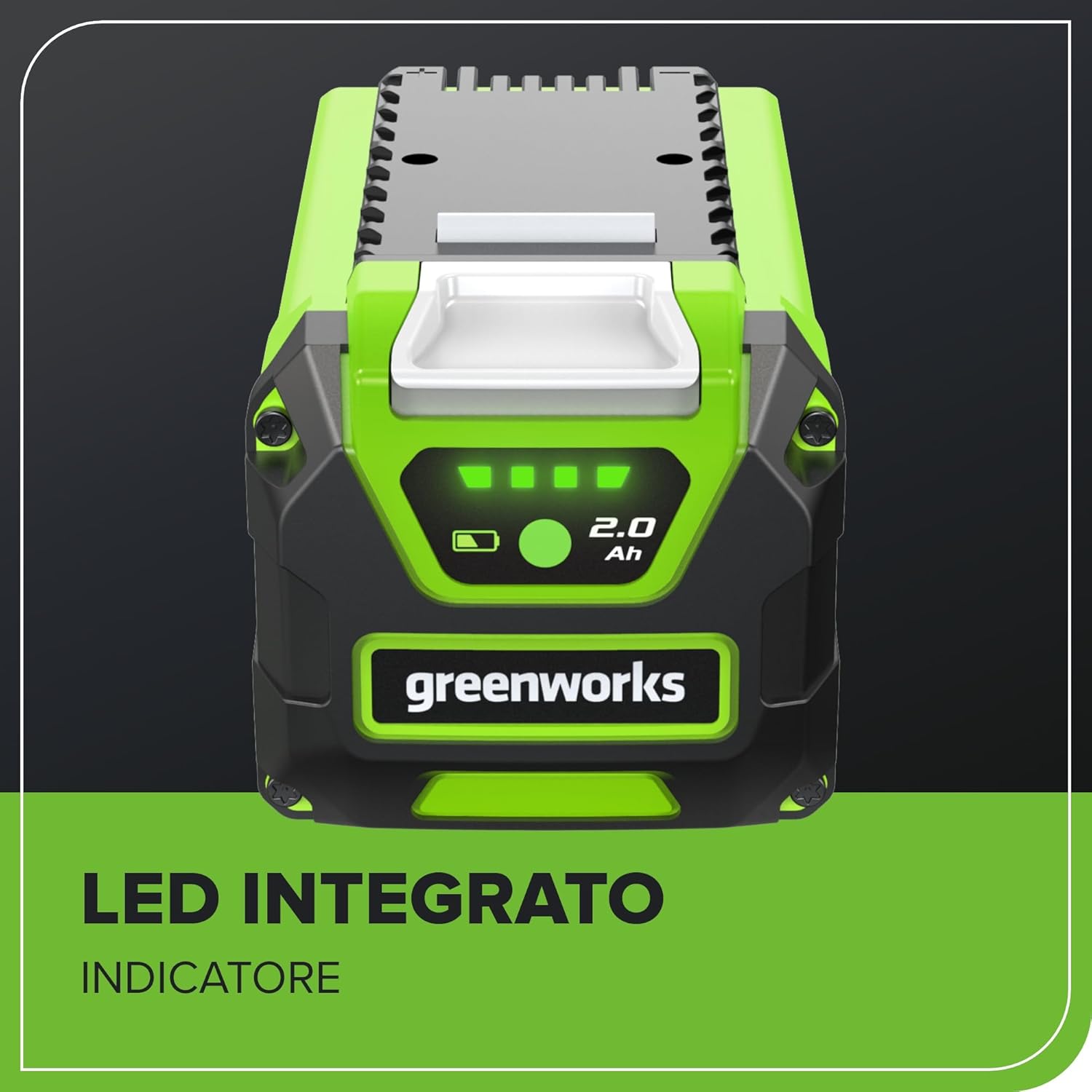 Greenworks Batteria 40V 2Ah Ioni di Litio - immagine 4