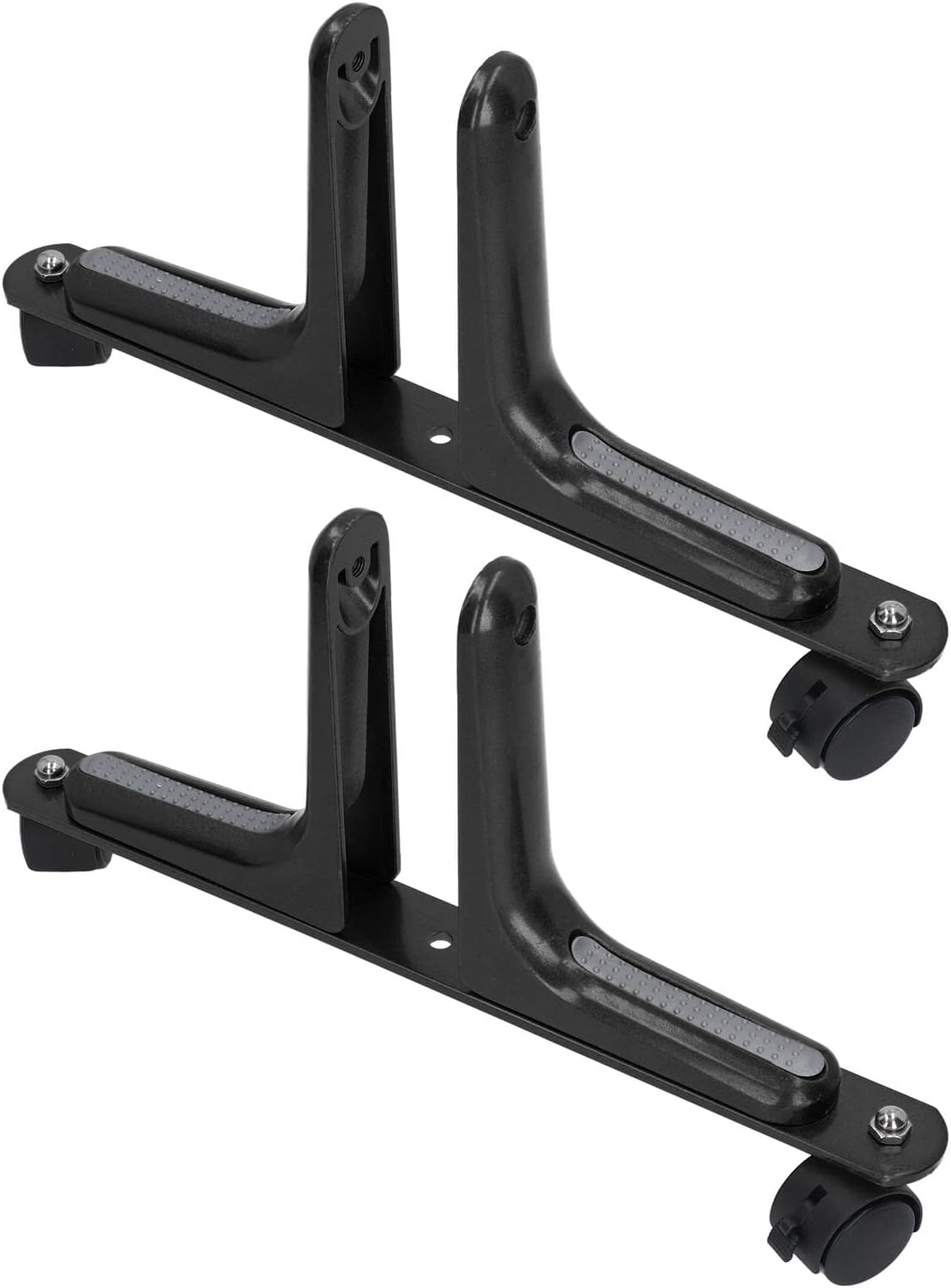 Divisore per Ambiente con Supporto Schermo Regolabile, Nero - immagine 2