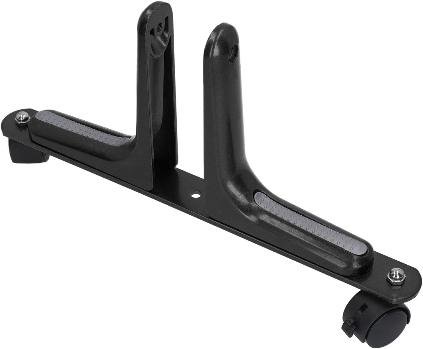 Divisore per Ambiente con Supporto Schermo Regolabile, Nero - immagine 3