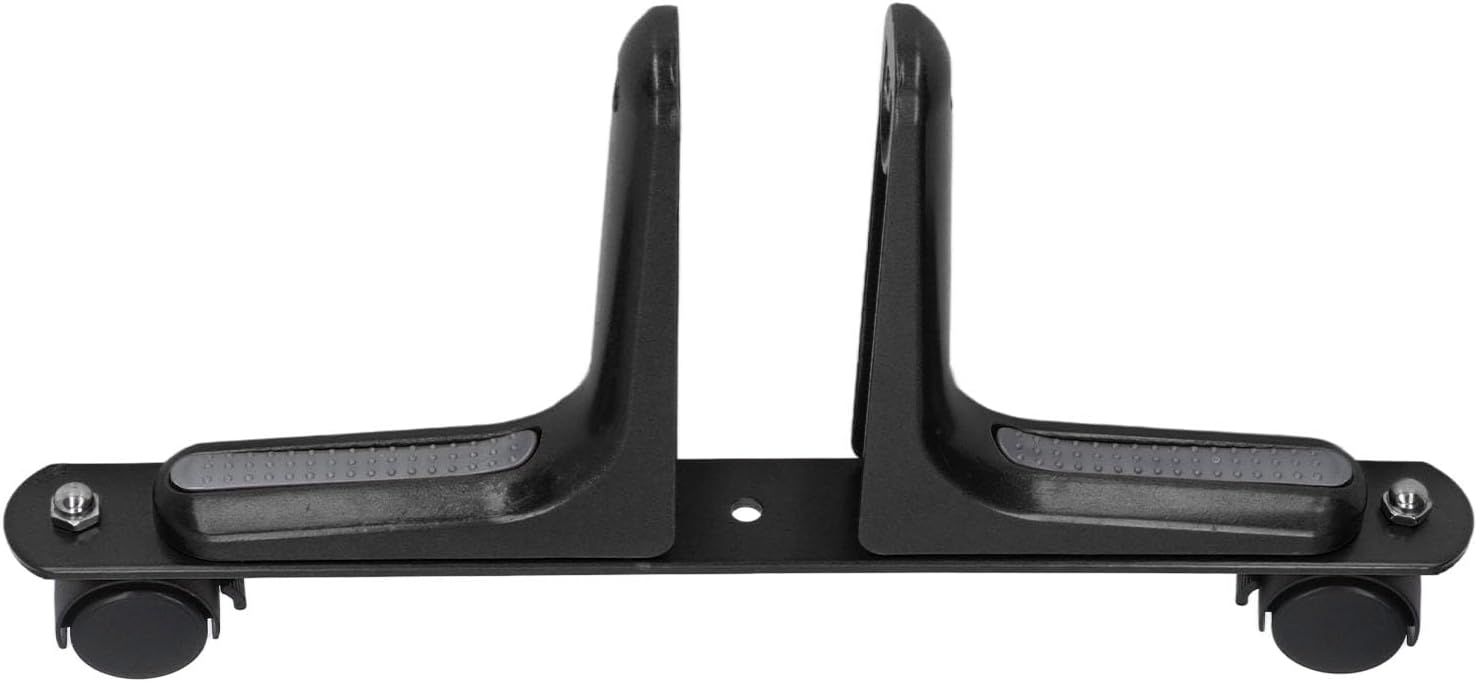 Divisore per Ambiente con Supporto Schermo Regolabile, Nero - immagine 7