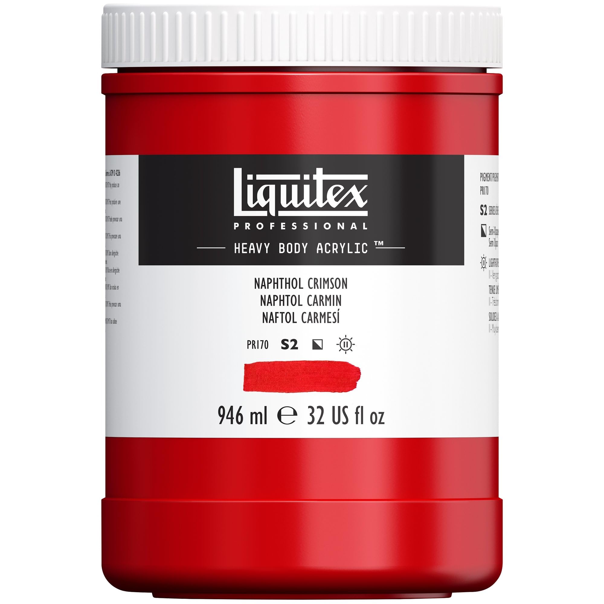 Liquitex Professional Heavy Body Colore Acrilico, Rosso 946ml