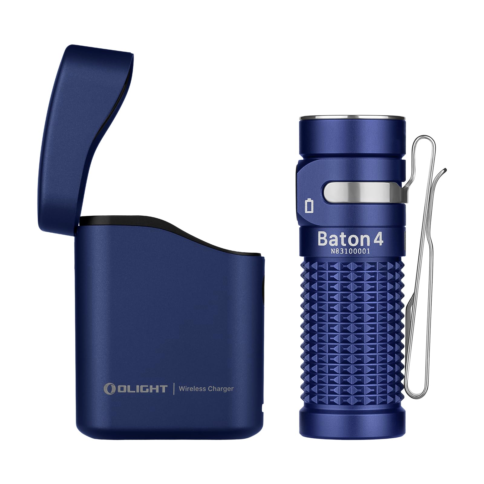 OLIGHT Baton 4 kit - Torcia EDC 1300lm, Blu