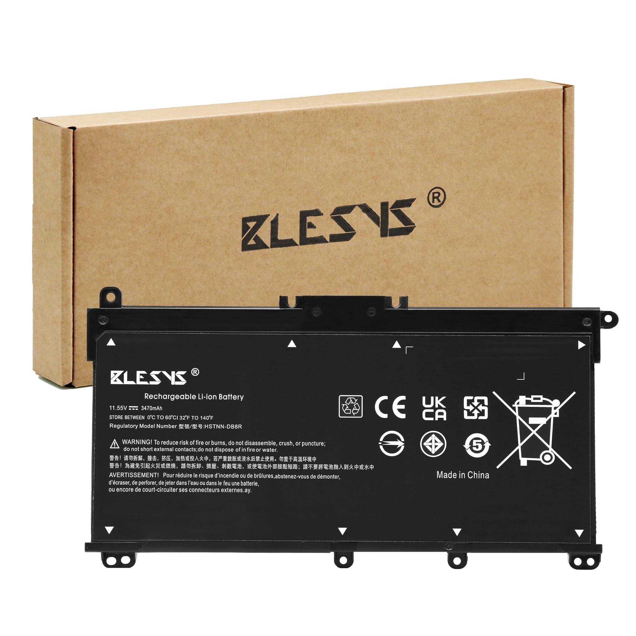 Blesys Batteria per HP Laptop 15s-eq0xxx, 15s-eq1xxx, 15s-eq2xxx