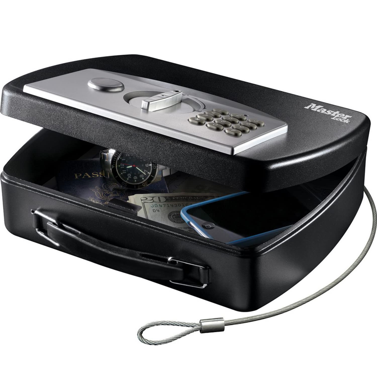 Master Lock P008EML Cassaforte Piccola Portatile