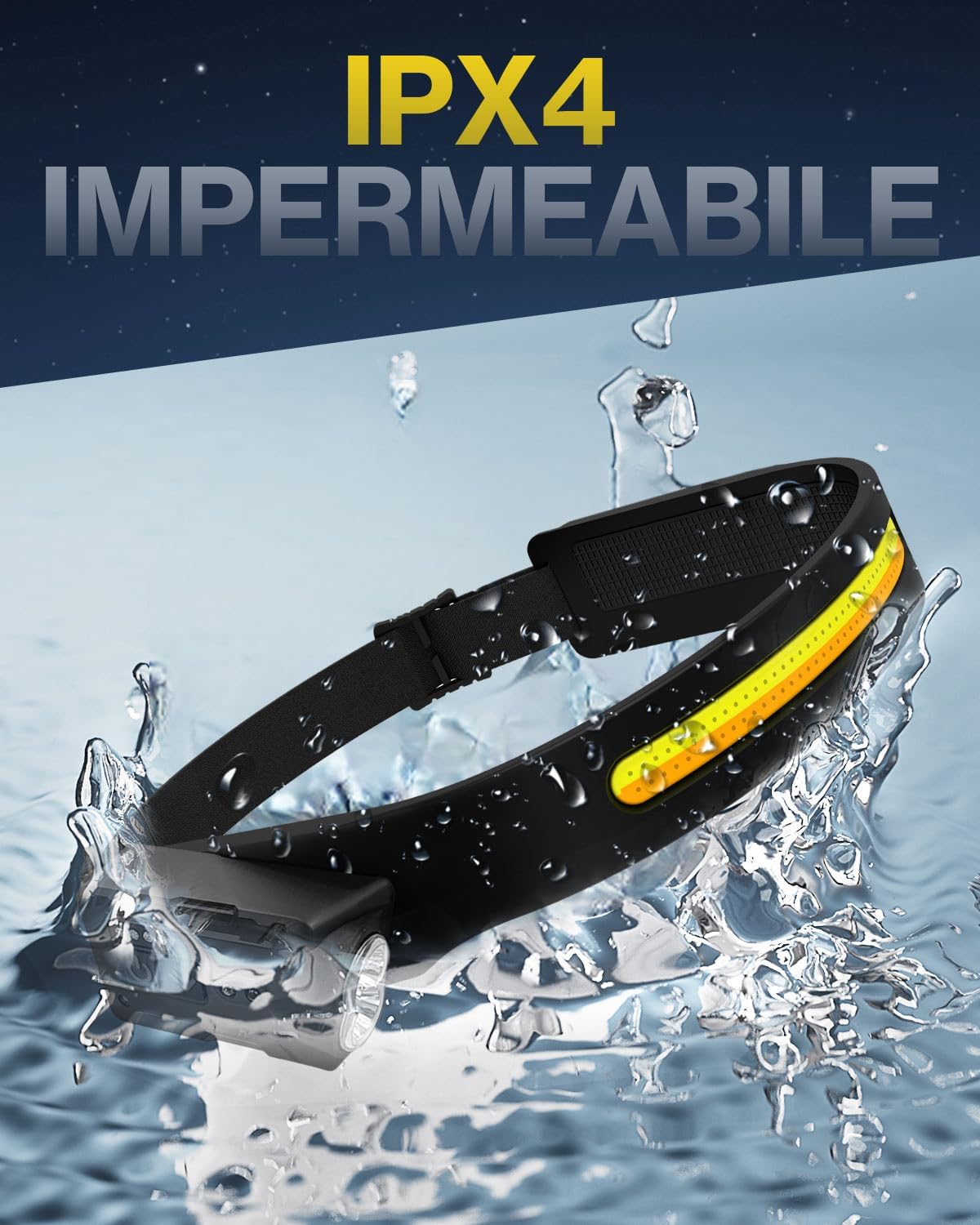 Lampada Frontale LED Ricaricabile (2 Pezzi) - immagine 4