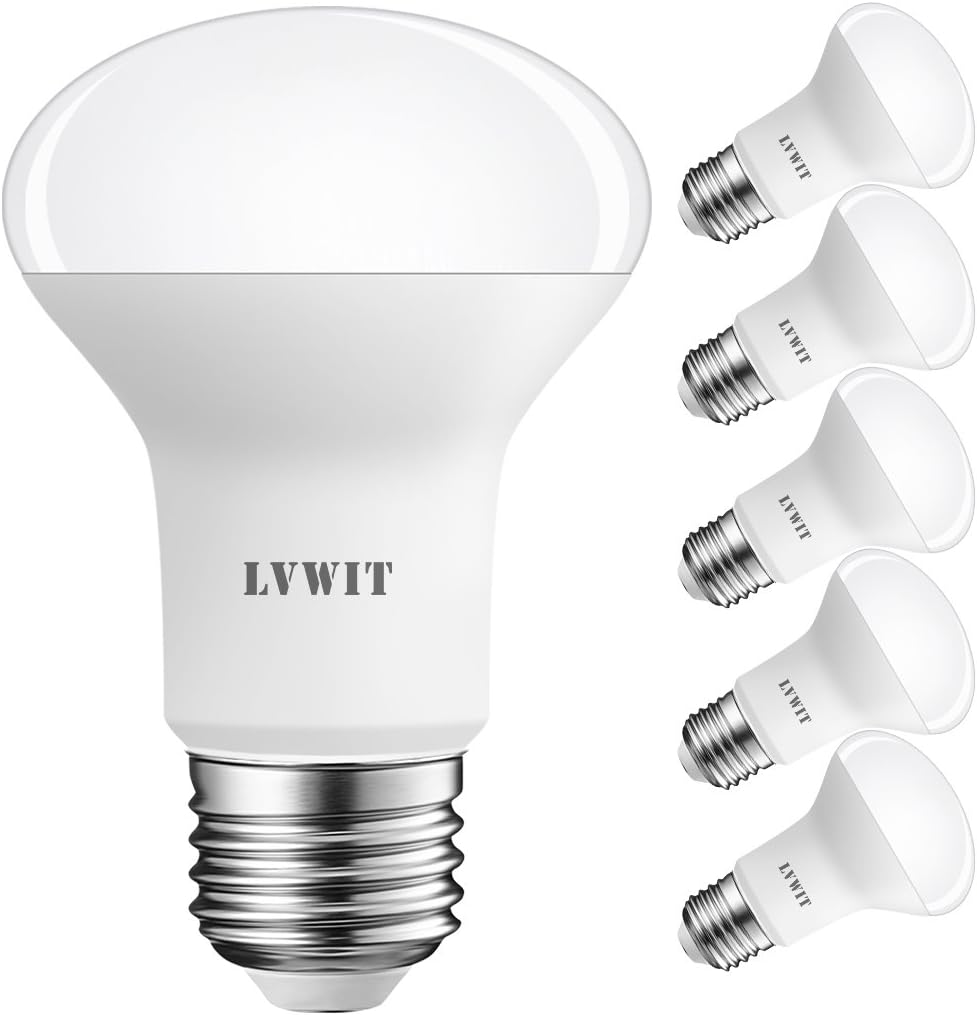 Lvwit Lampadine LED Riflettore R63 E27 8.5W (6 pezzi) - immagine 1